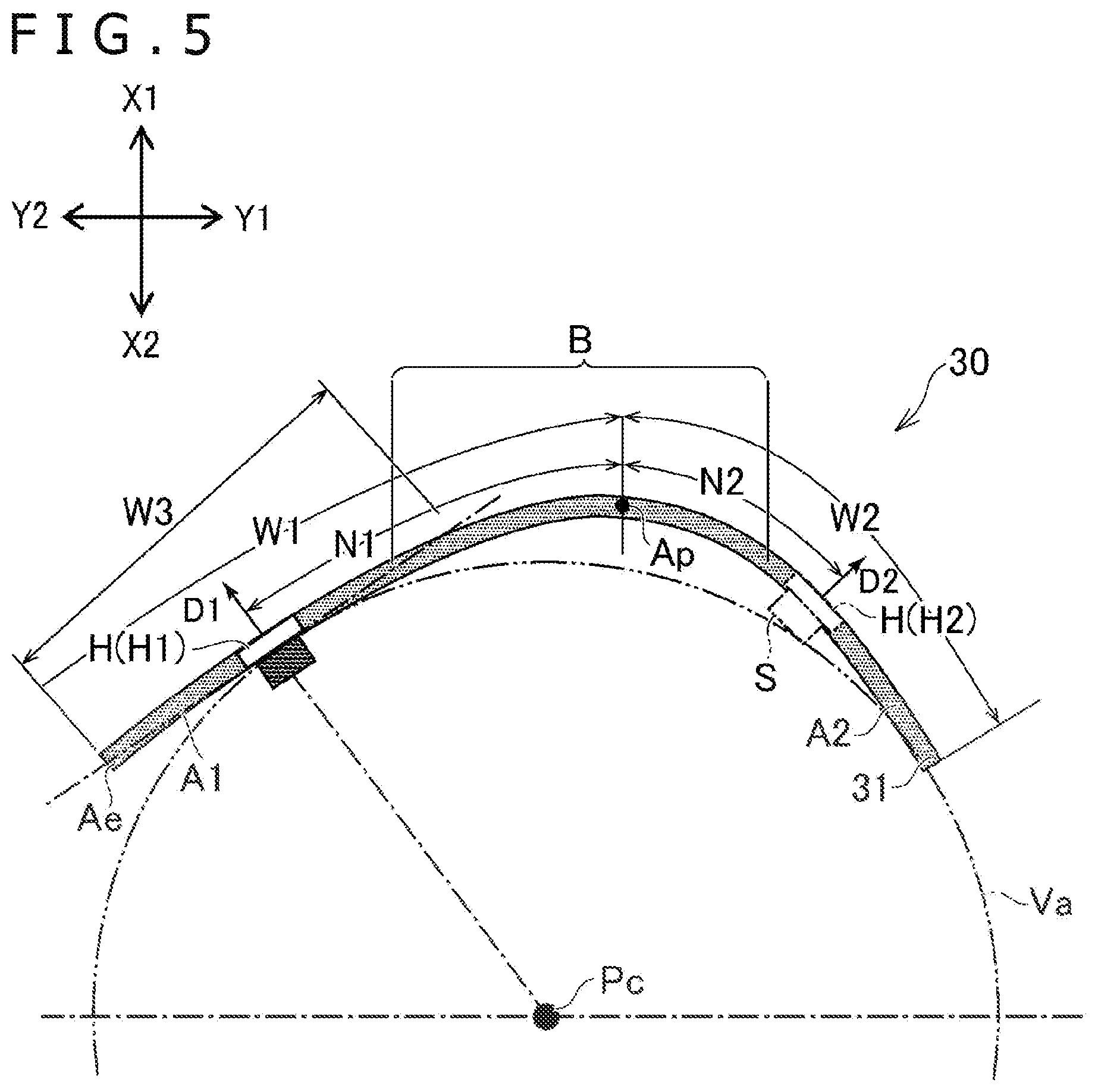 Patent US12602104 Figure 5 – Input device