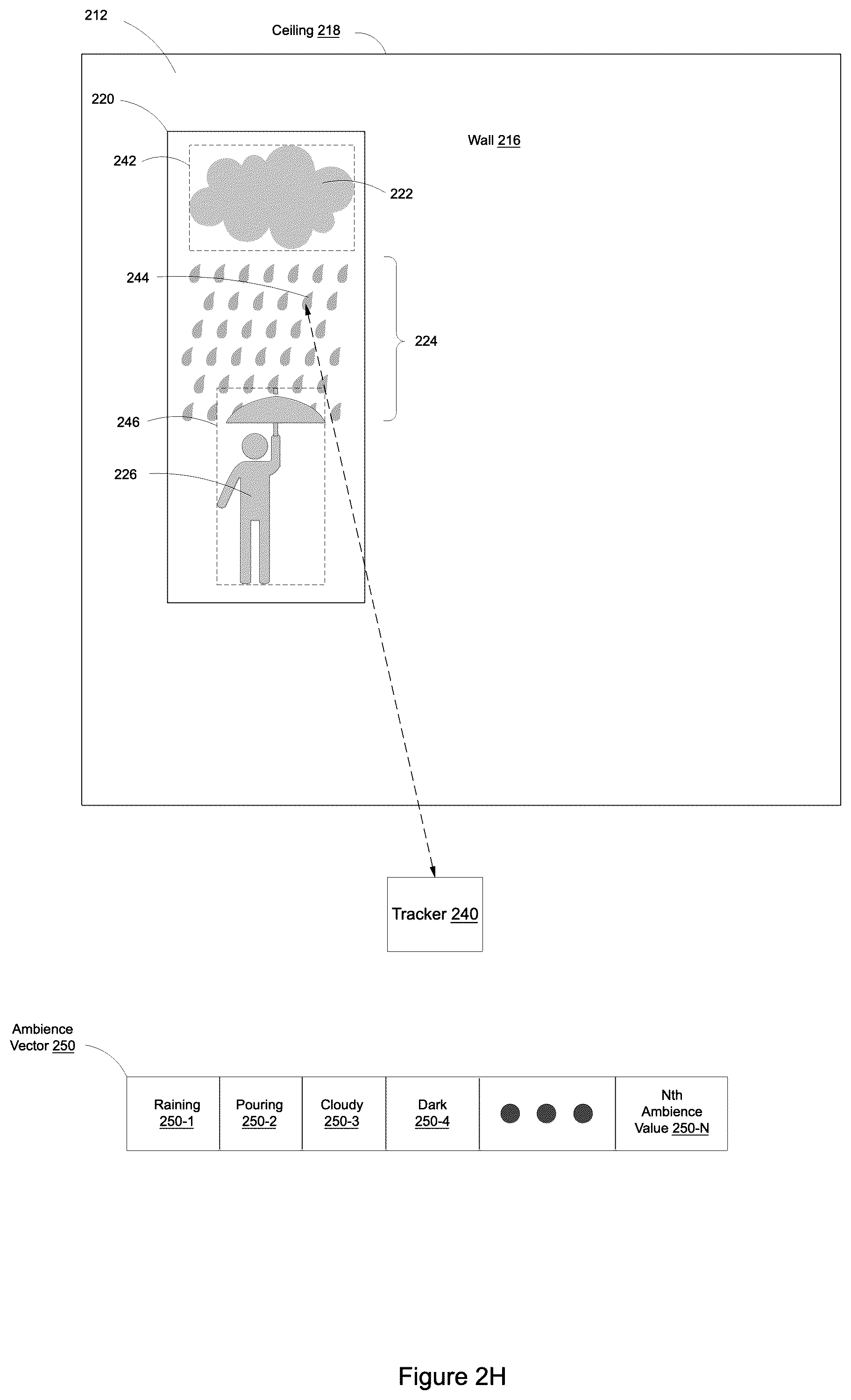 Patent US12602106 Figure 9 – Ambience-driven user experience