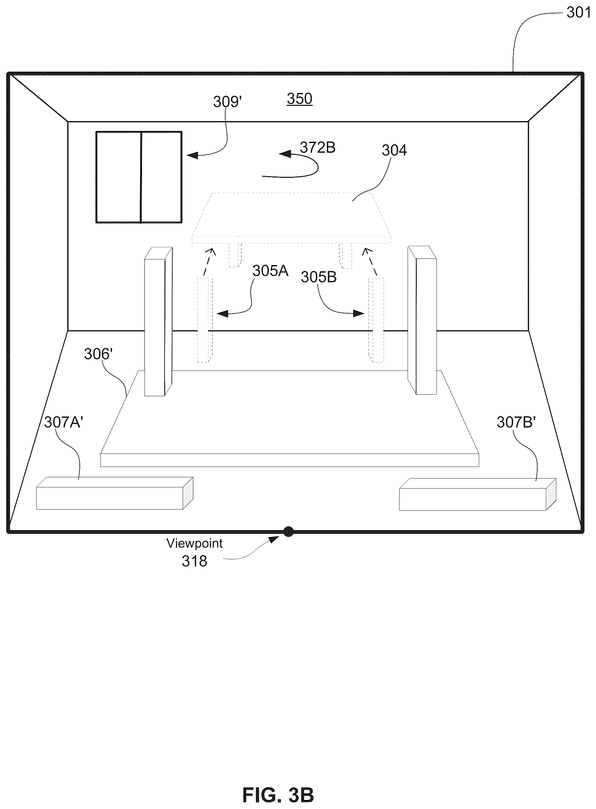 Patent US12602108 Figure 4 – Systems and methods of updating a manner of display of three-dimensional objects