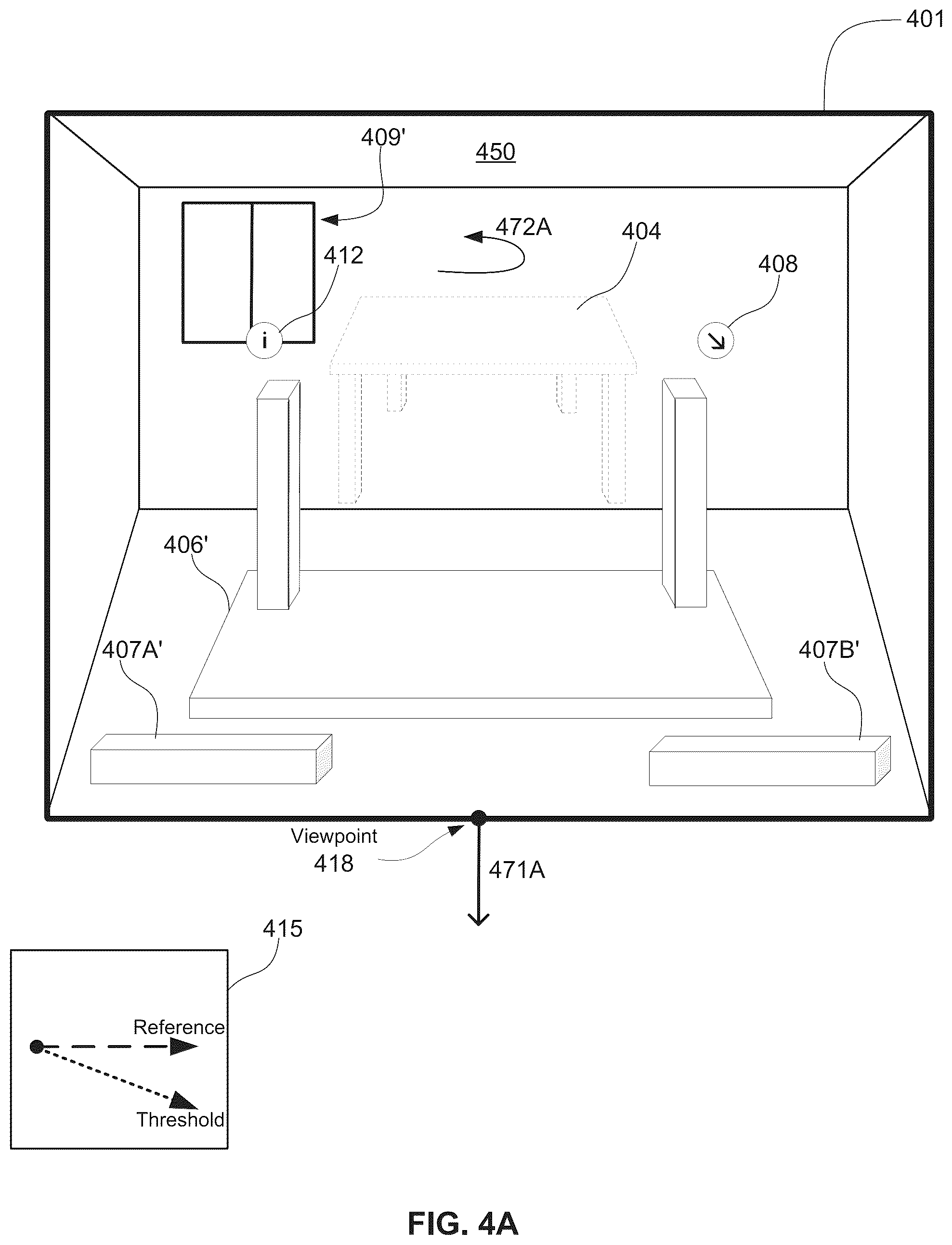 Patent US12602108 Figure 8 – Systems and methods of updating a manner of display of three-dimensional objects