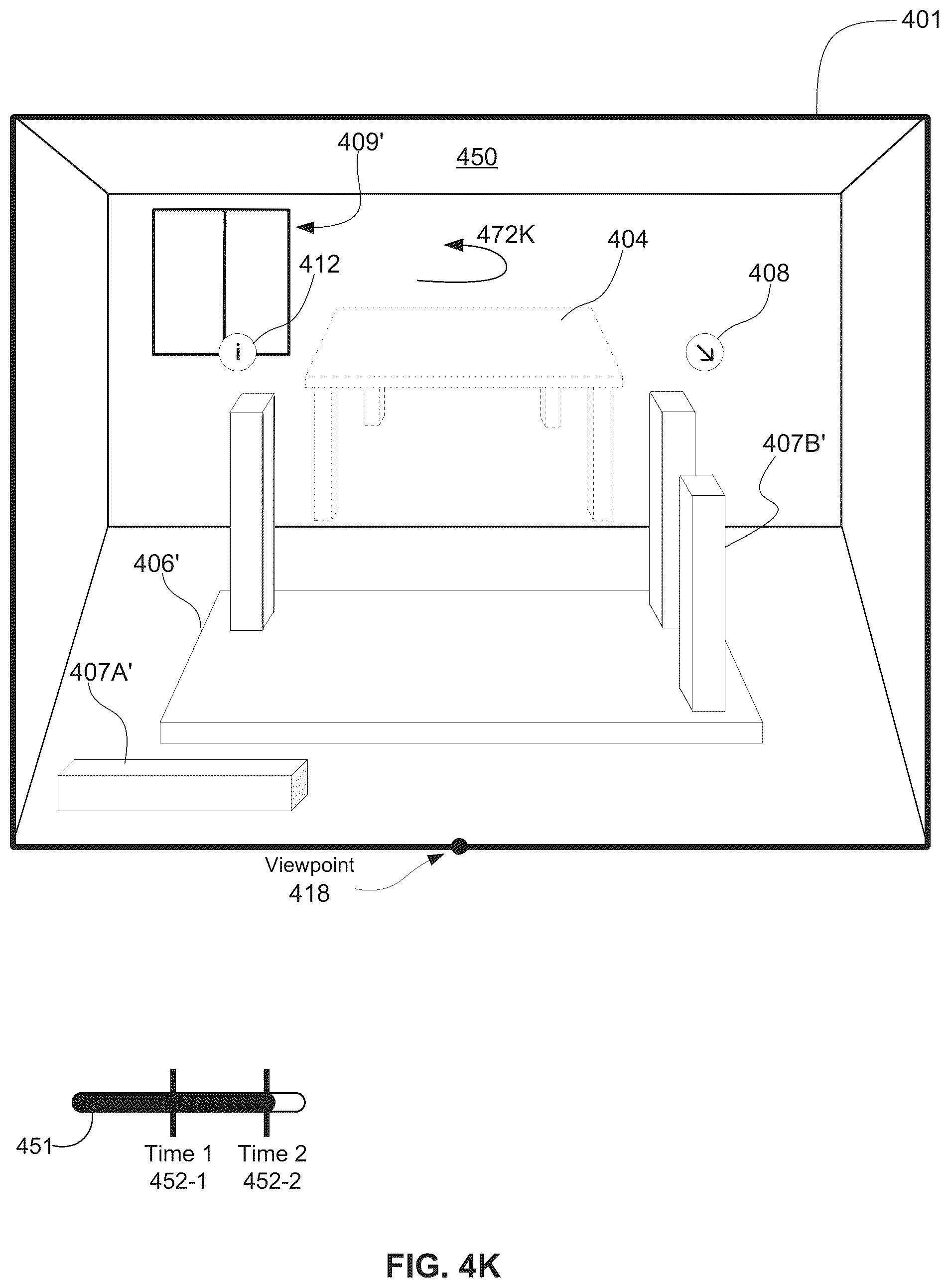 Patent US12602108 Figure 18 – Systems and methods of updating a manner of display of three-dimensional objects