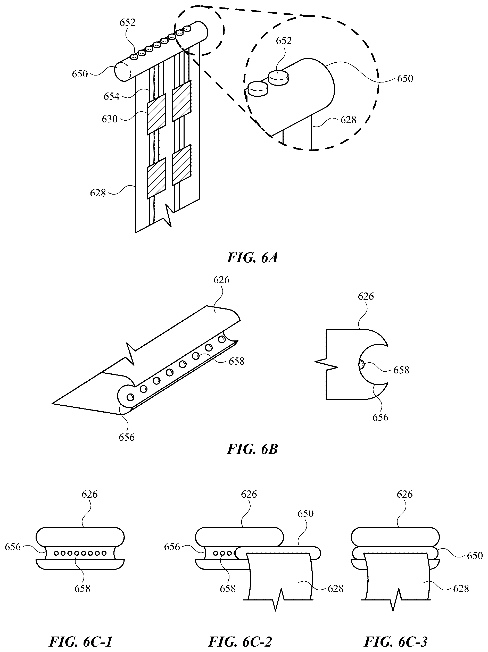 Patent US12602114 Figure 6 – Electrodes for gesture recognition