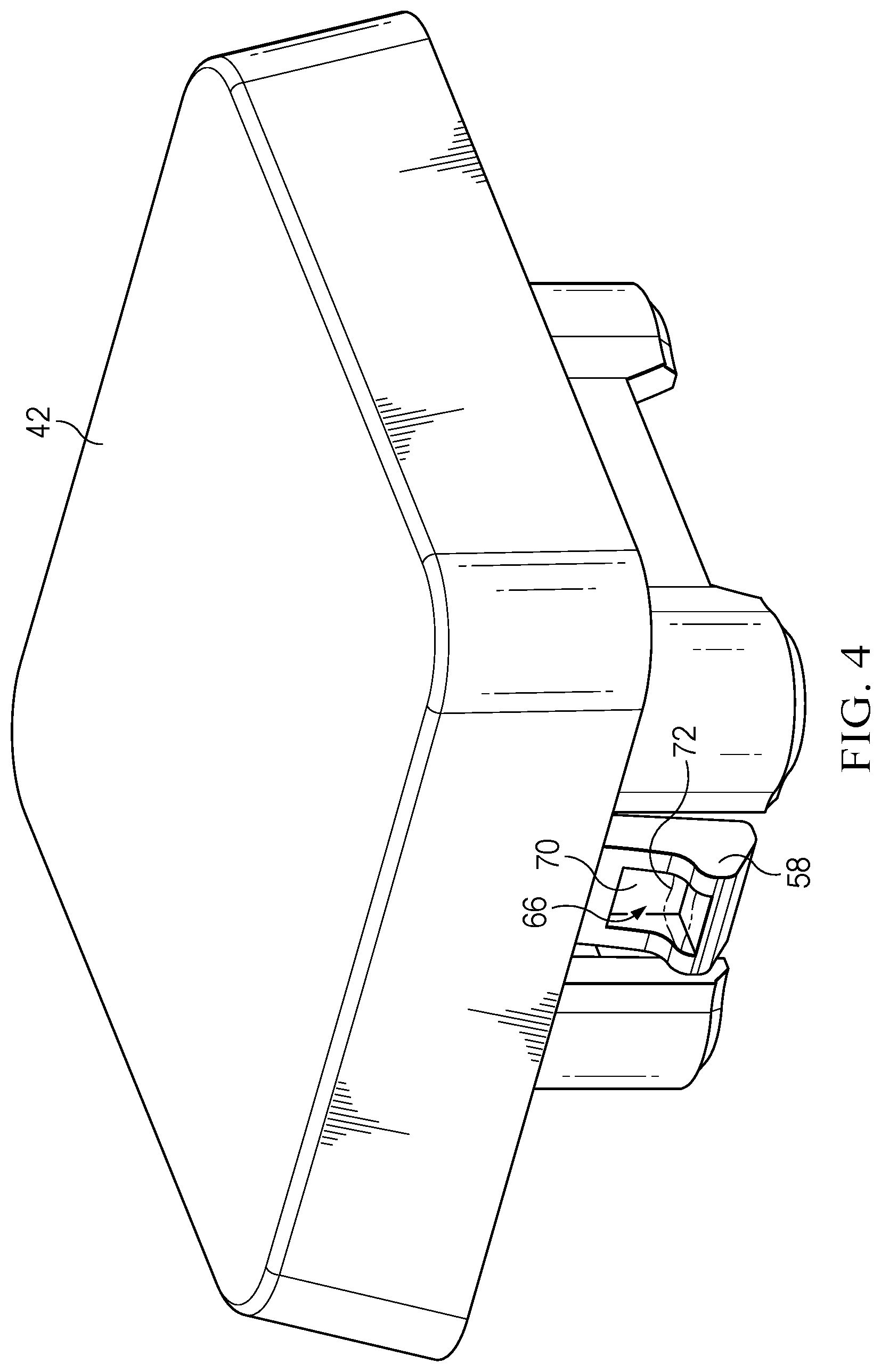 Patent US12602116 Figure 4 – Low acoustic mouse scroll wheel
