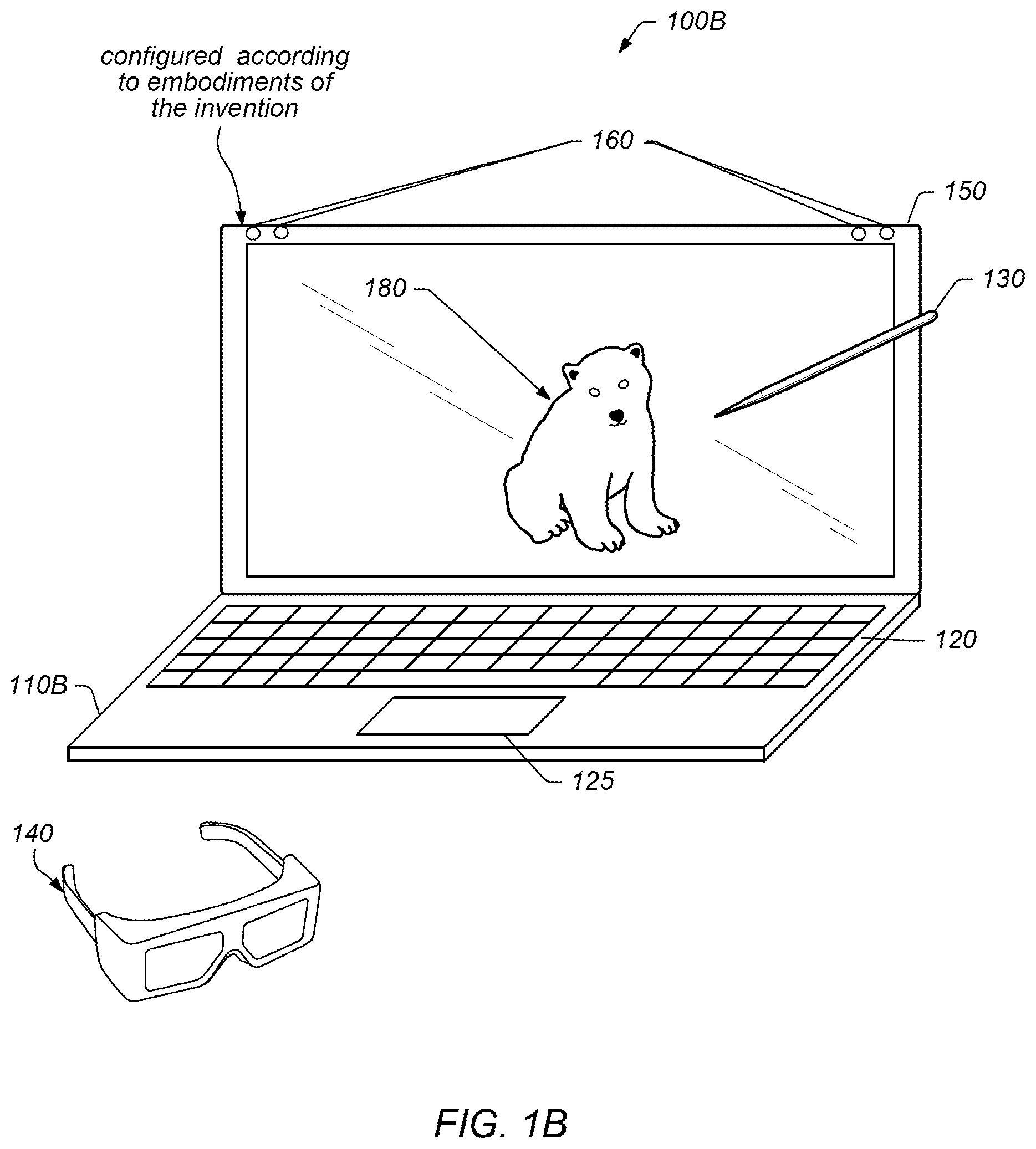 Patent US12602118 Figure 2 – Six-degree of freedom pose estimation of a stylus