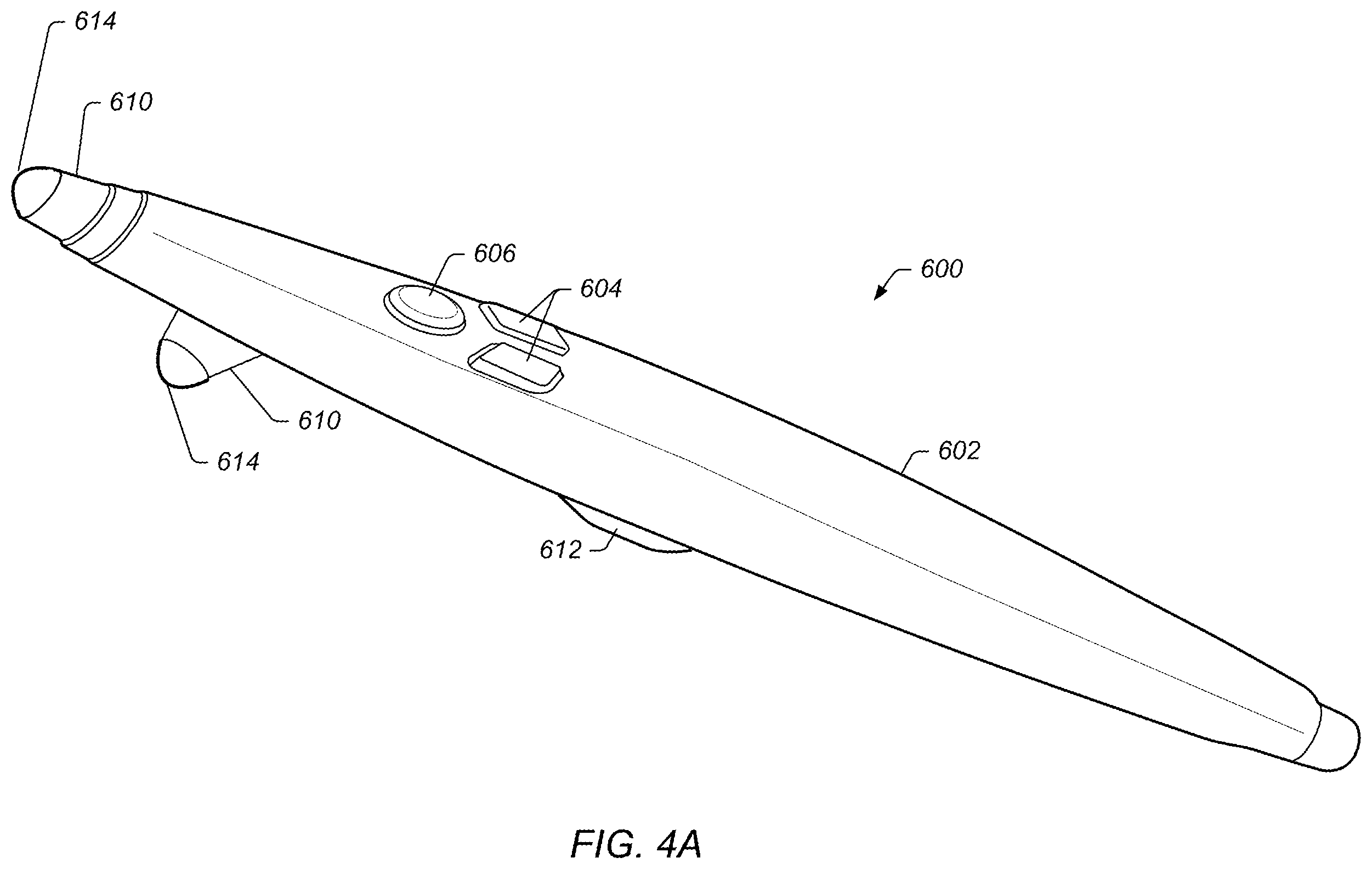 Patent US12602118 Figure 6 – Six-degree of freedom pose estimation of a stylus