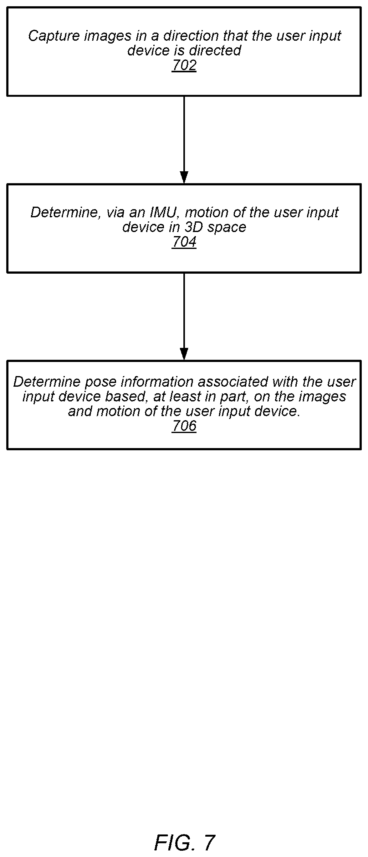 Patent US12602118 Figure 10 – Six-degree of freedom pose estimation of a stylus