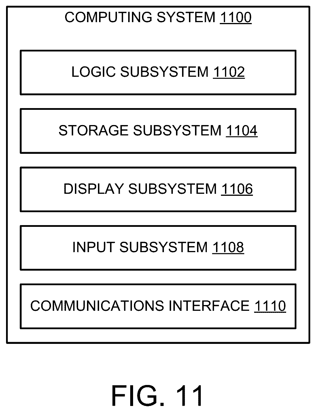 Patent US12602119 Figure 11 – Stylus movement translation switching