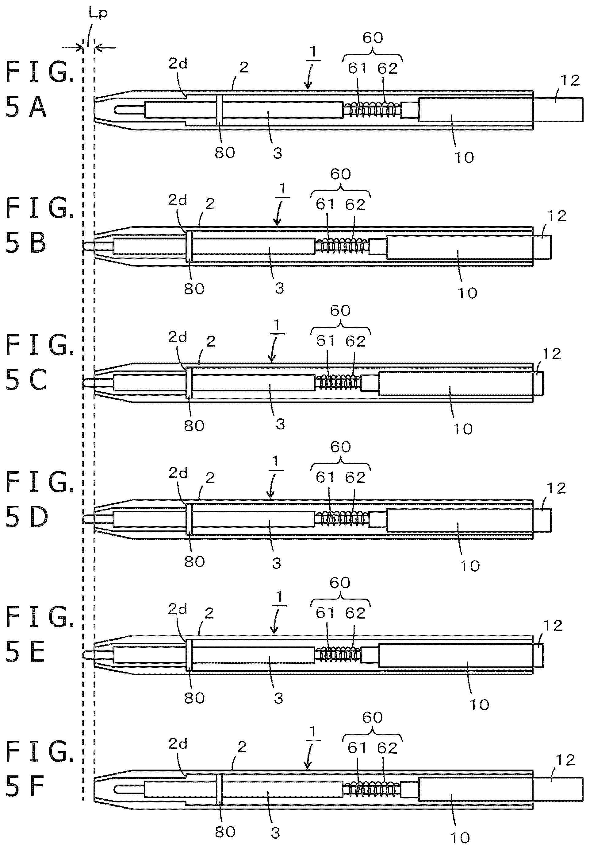 Patent US12602120 Figure 4 – Electronic pen having knock mechanism to push and retract electronic pen main body out of and into pen housing