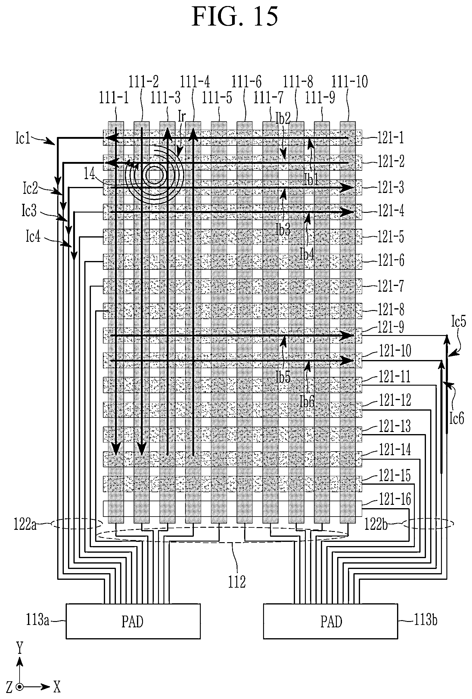 Patent US12602121 Figure 18 – Touch device for passive resonant stylus, driving method for the same and touch system
