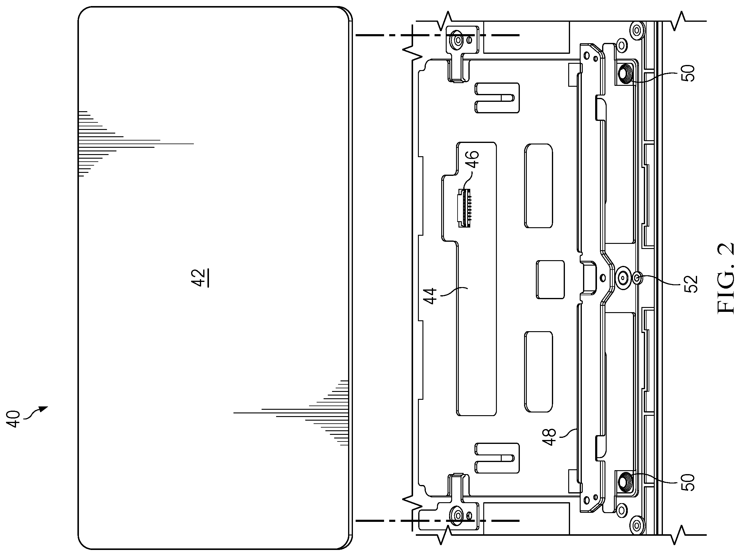 Patent US12602122 Figure 2 – Information handling system touch detection device grounding and self-test