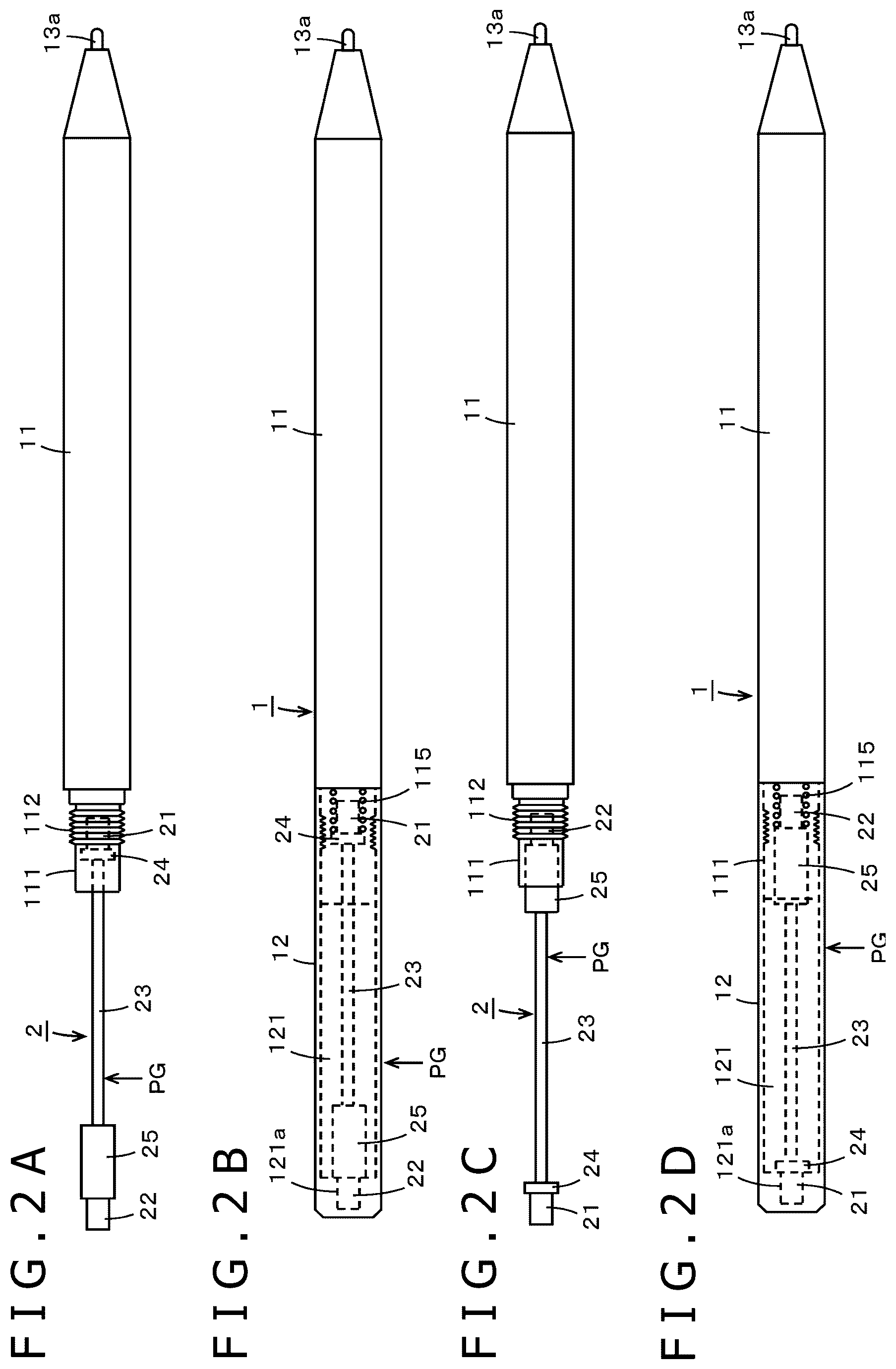 Patent US12602123 Figure 2 – Electronic pen