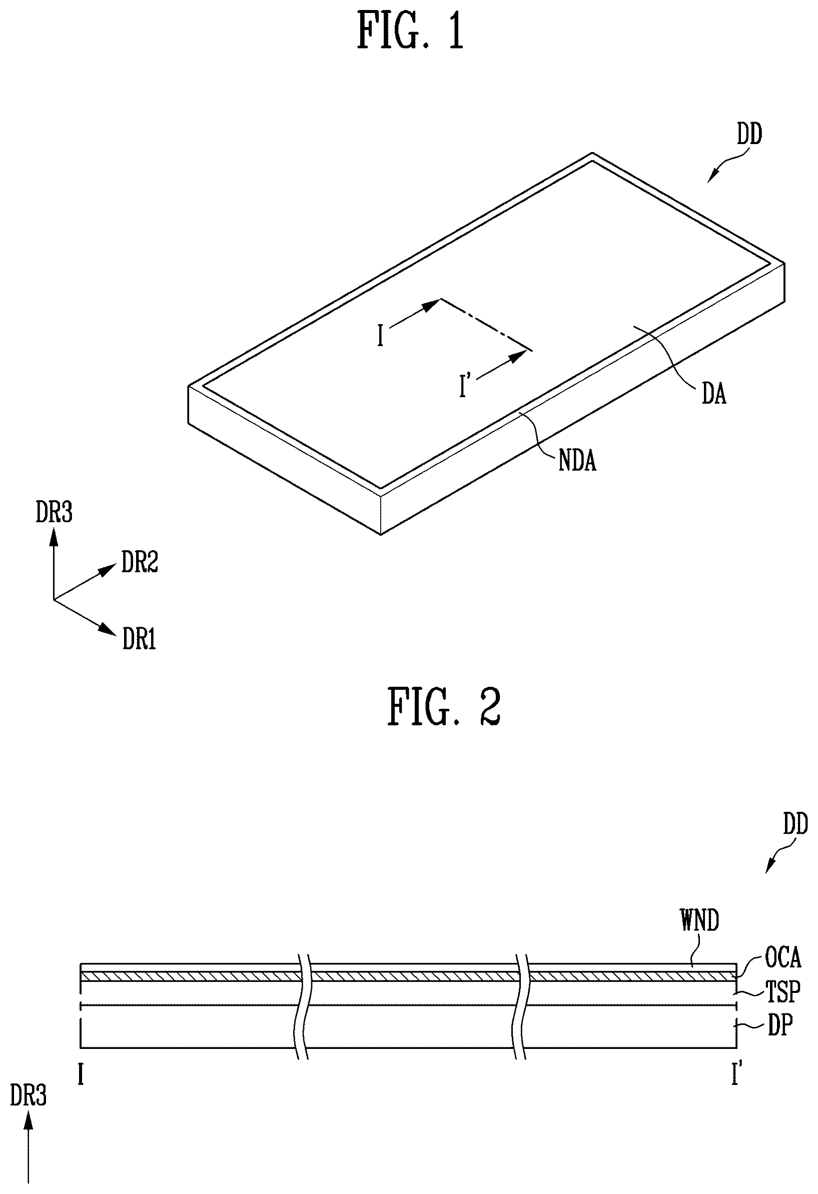 Patent US12602124 — Display device including a touch sensor and manufacturing method thereof — Figure 1