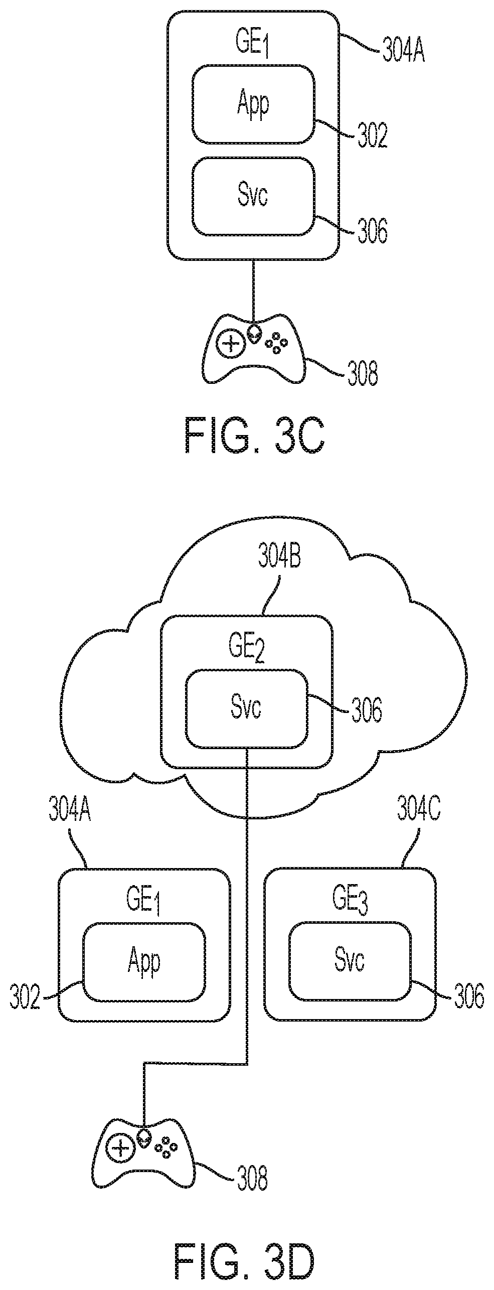 Patent US12602125 Figure 3 – Adjustable input modes for a handheld controller