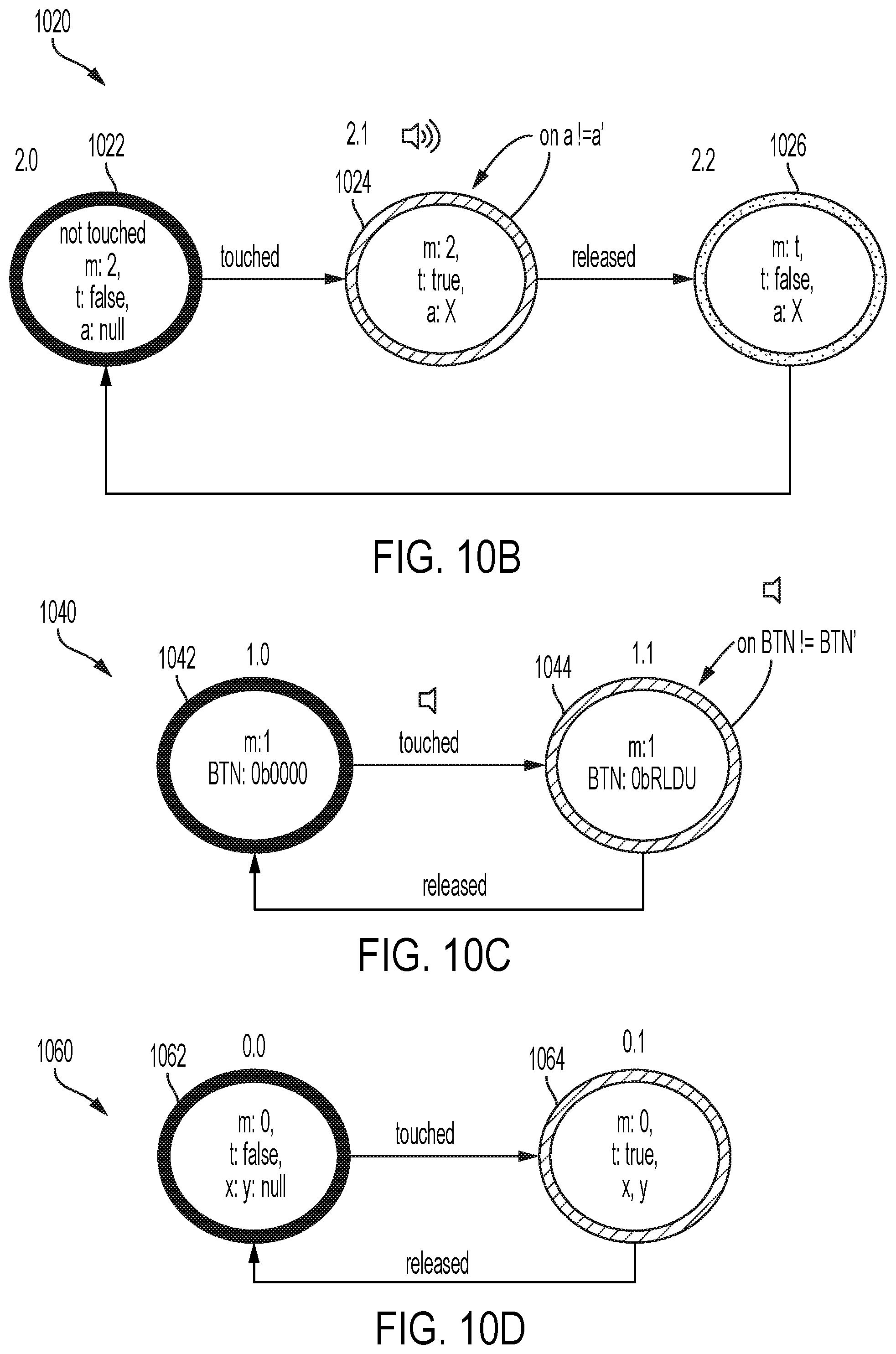Patent US12602125 Figure 10 – Adjustable input modes for a handheld controller