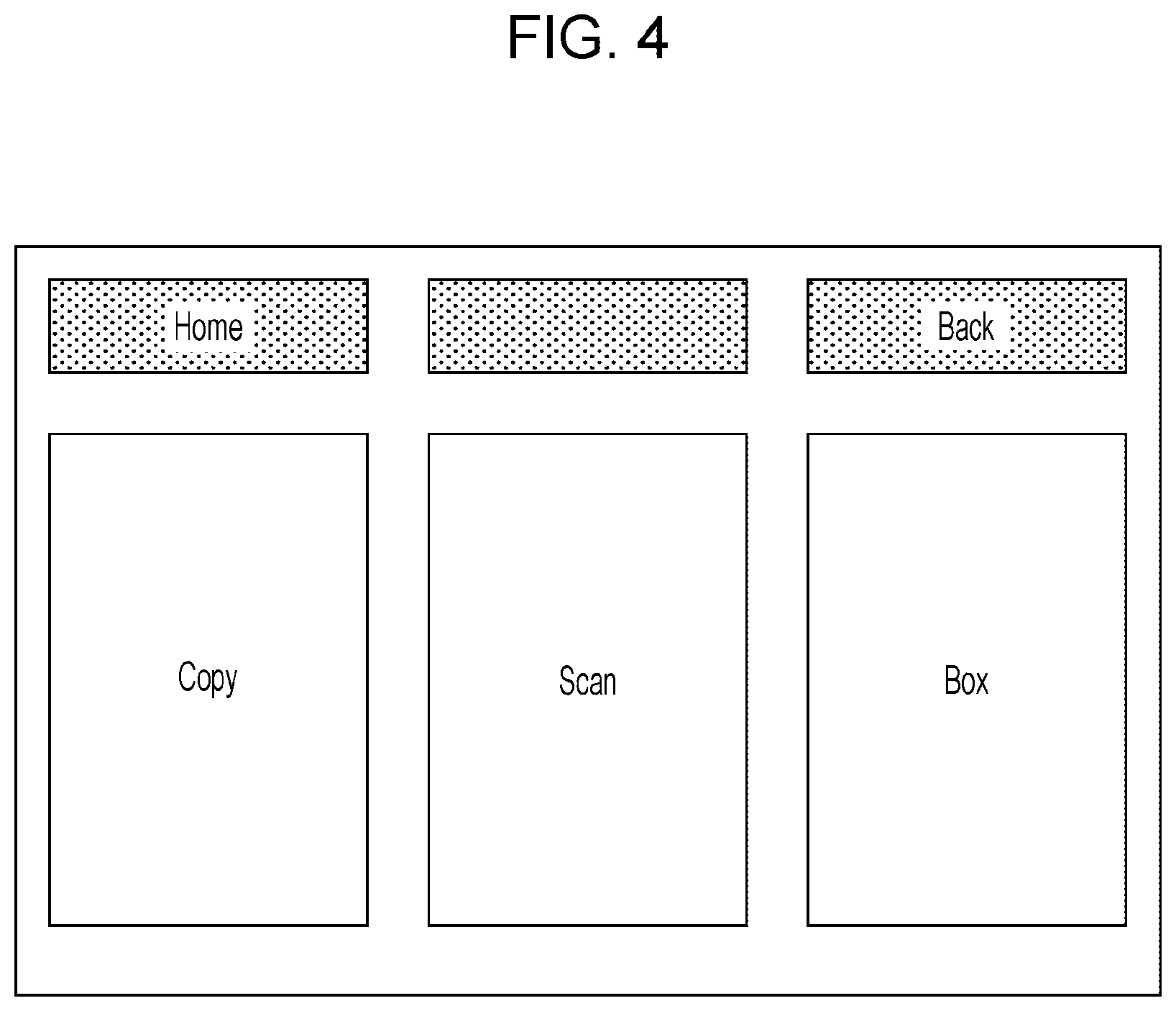 Patent US12602126 Figure 4 – Information processing apparatus, non-transitory computer readable medium, and information processing method for non-contact gesture-based selection