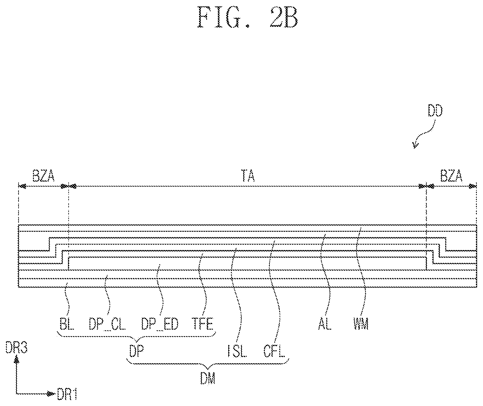 Patent US12602128 Figure 3 – Display device having pixel drive circuits and sensor drive circuits