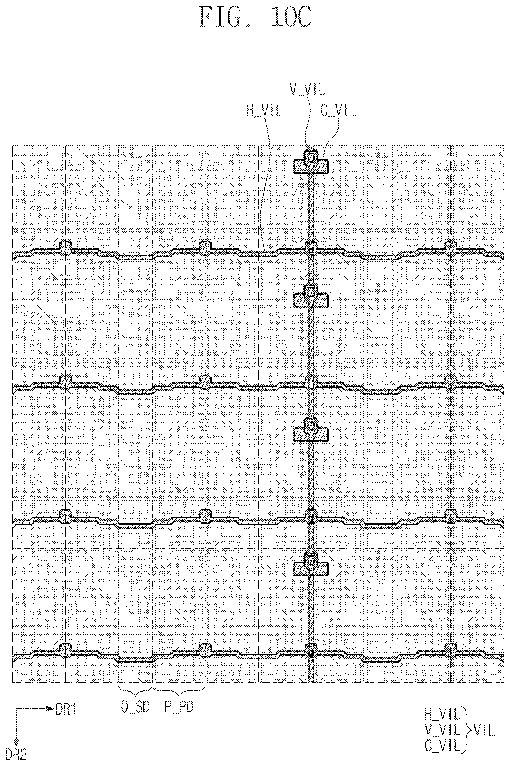 Patent US12602128 Figure 14 – Display device having pixel drive circuits and sensor drive circuits