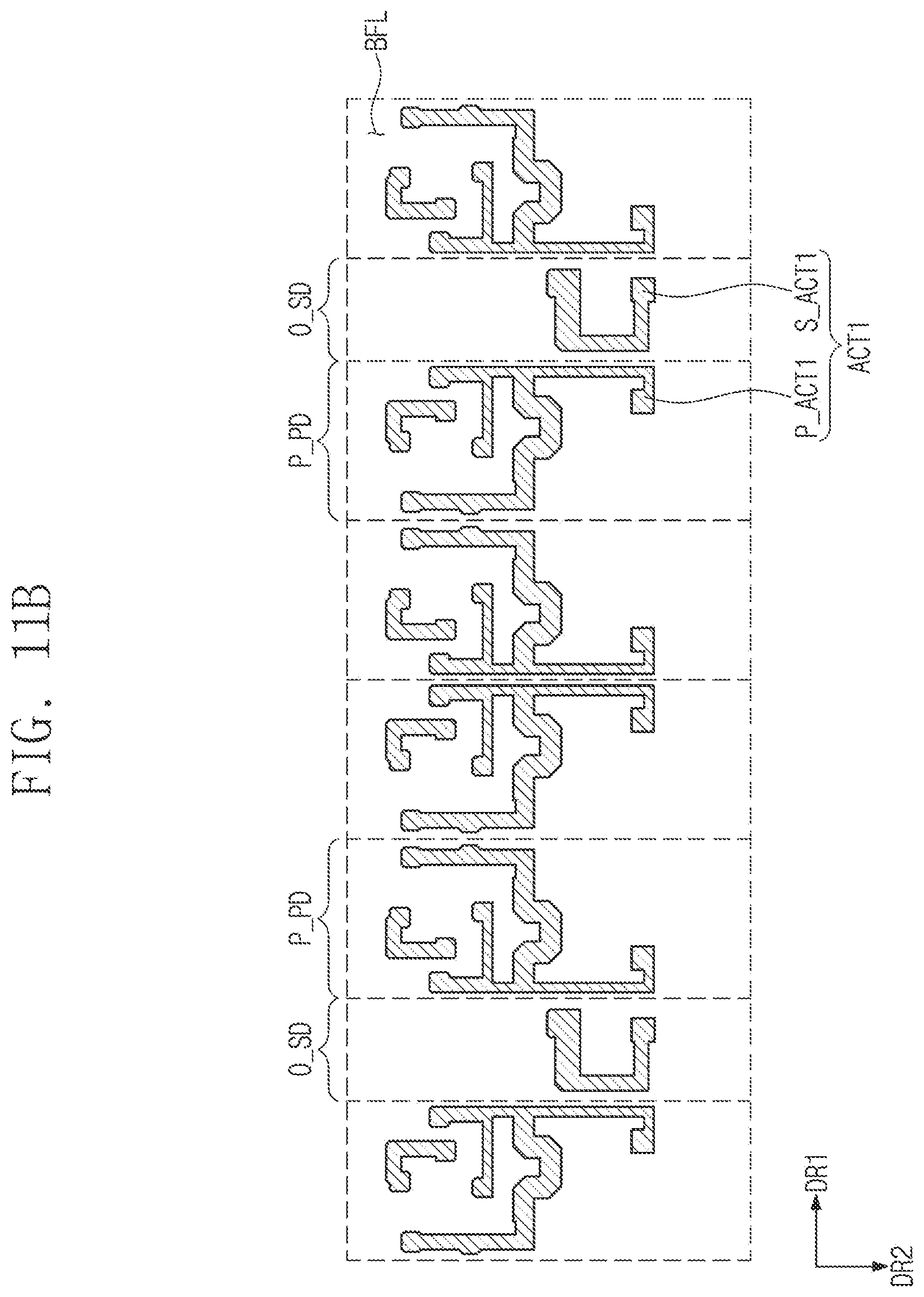 Patent US12602128 Figure 17 – Display device having pixel drive circuits and sensor drive circuits