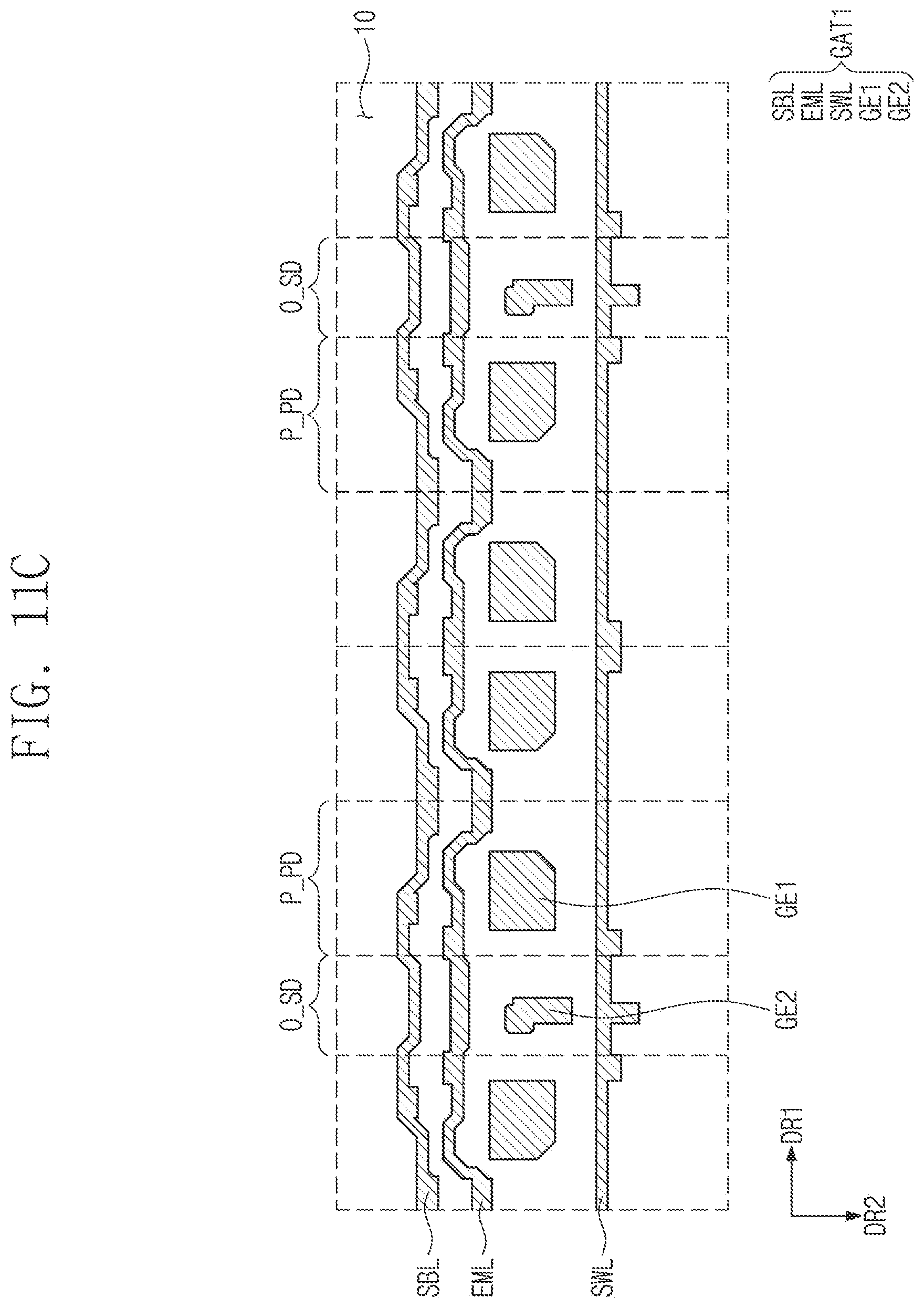 Patent US12602128 Figure 18 – Display device having pixel drive circuits and sensor drive circuits