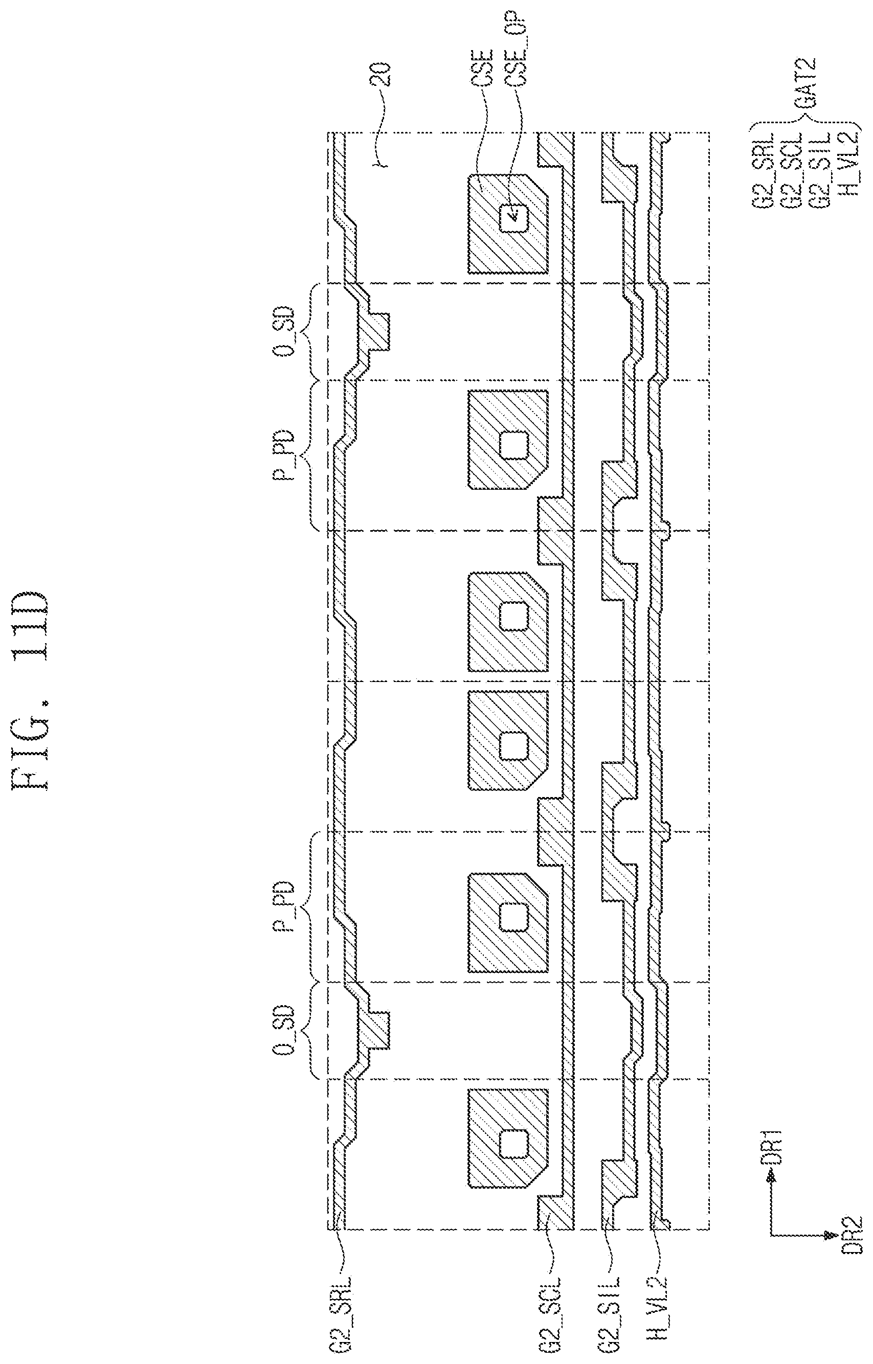 Patent US12602128 Figure 19 – Display device having pixel drive circuits and sensor drive circuits