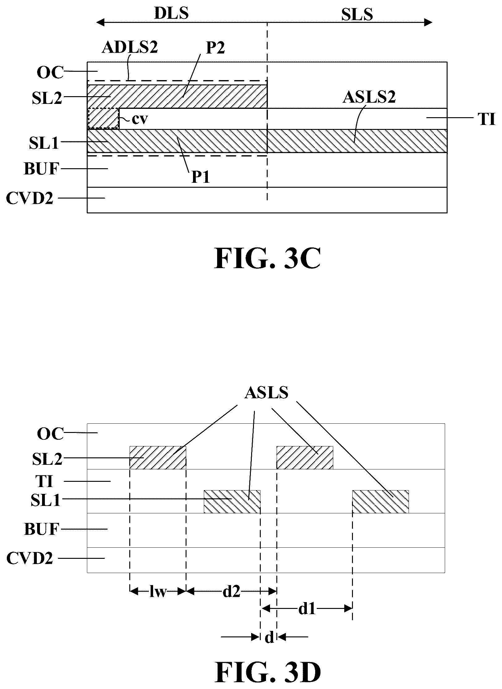 Patent US12602129 Figure 5 – Touch control structure and display apparatus with touch signal lines with double-layer region in a corner area