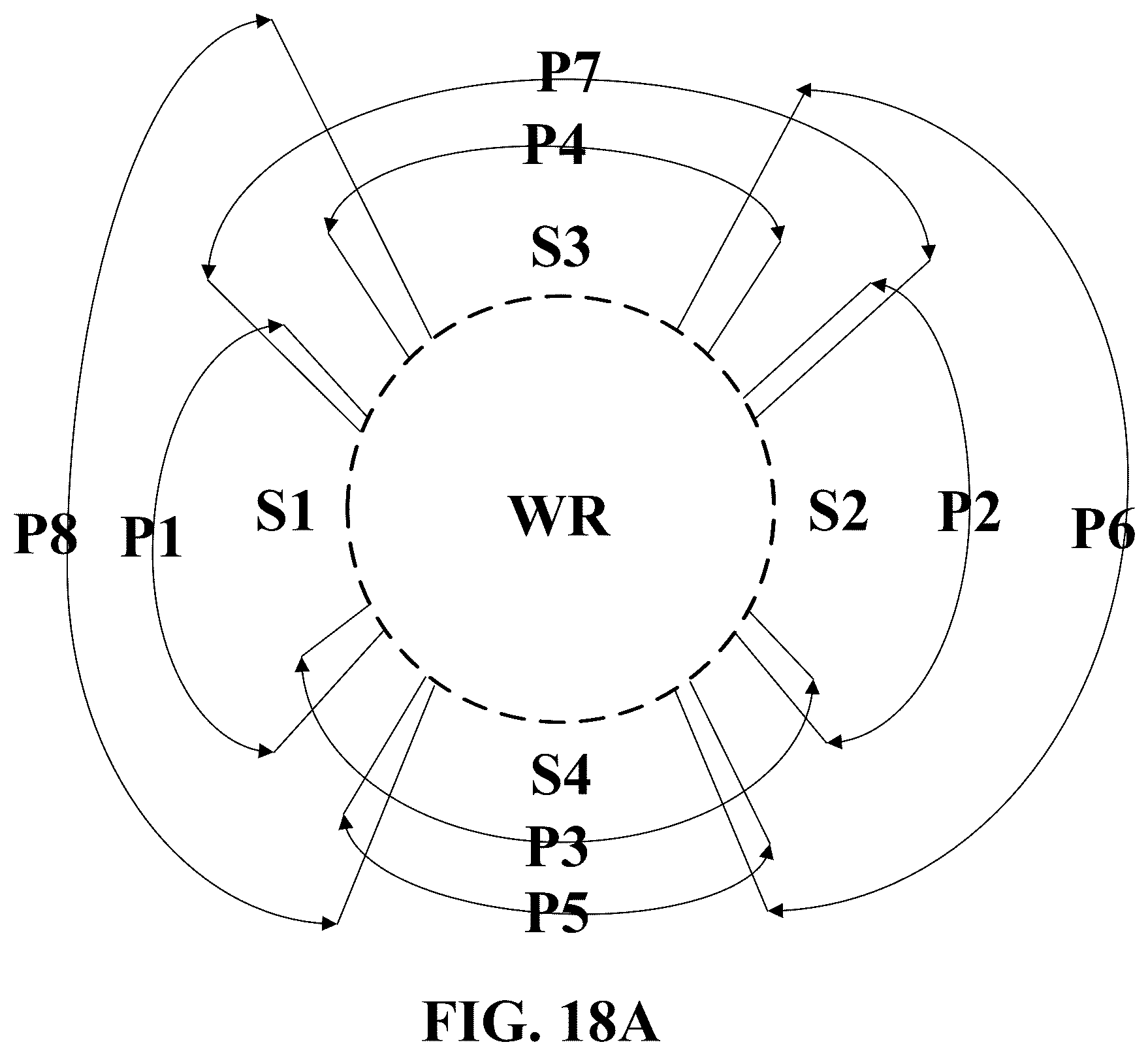 Patent US12602129 Figure 18 – Touch control structure and display apparatus with touch signal lines with double-layer region in a corner area