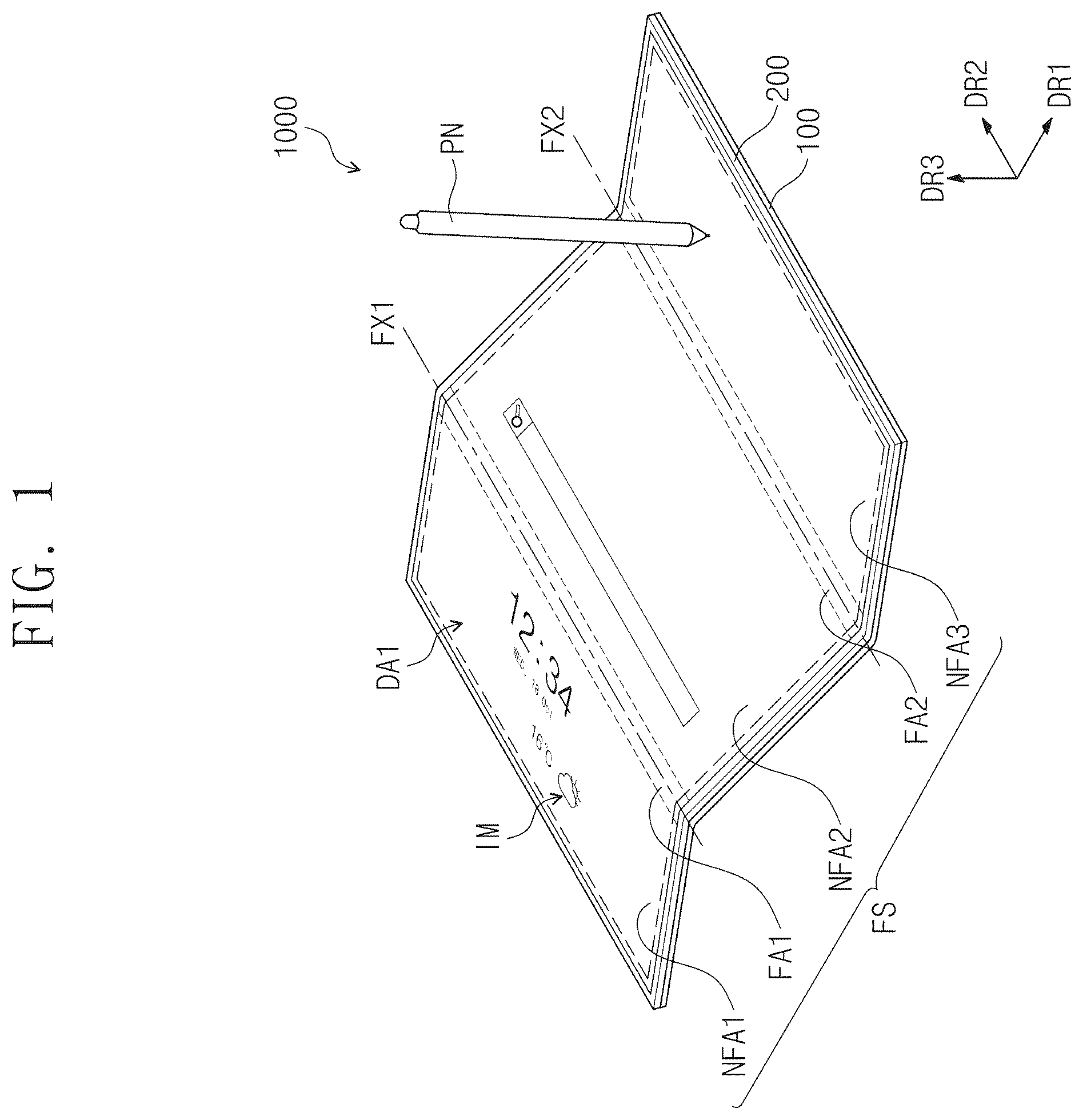 Patent US12602130 — Electronic device — Figure 1