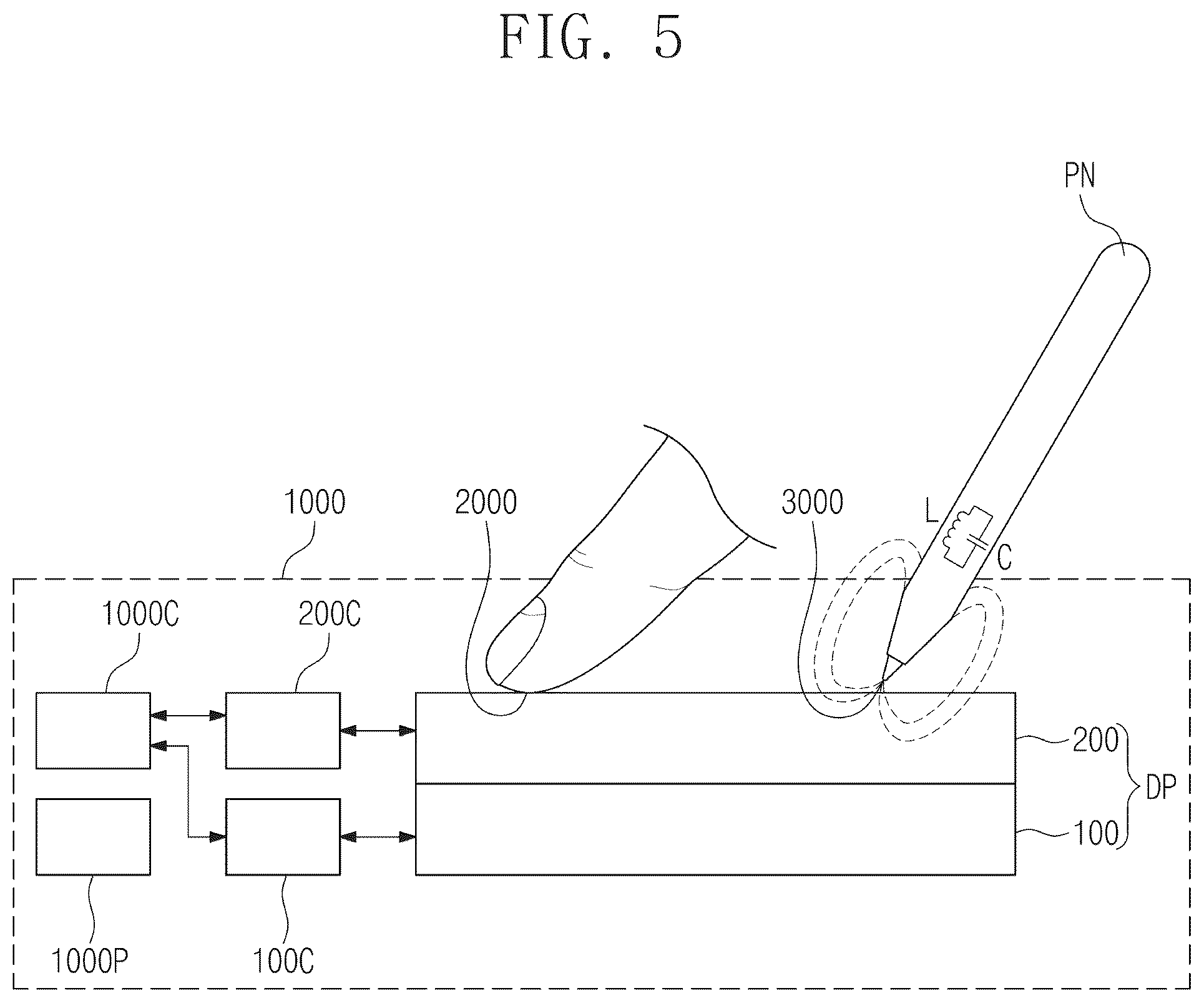 Patent US12602130 Figure 5 – Electronic device