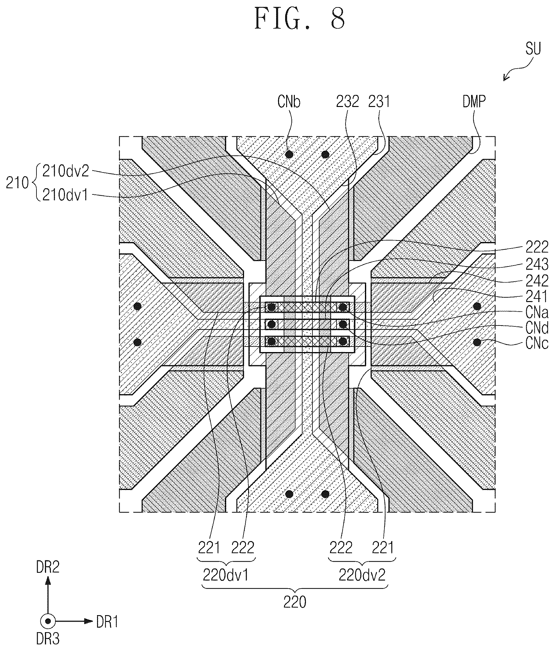 Patent US12602130 Figure 8 – Electronic device