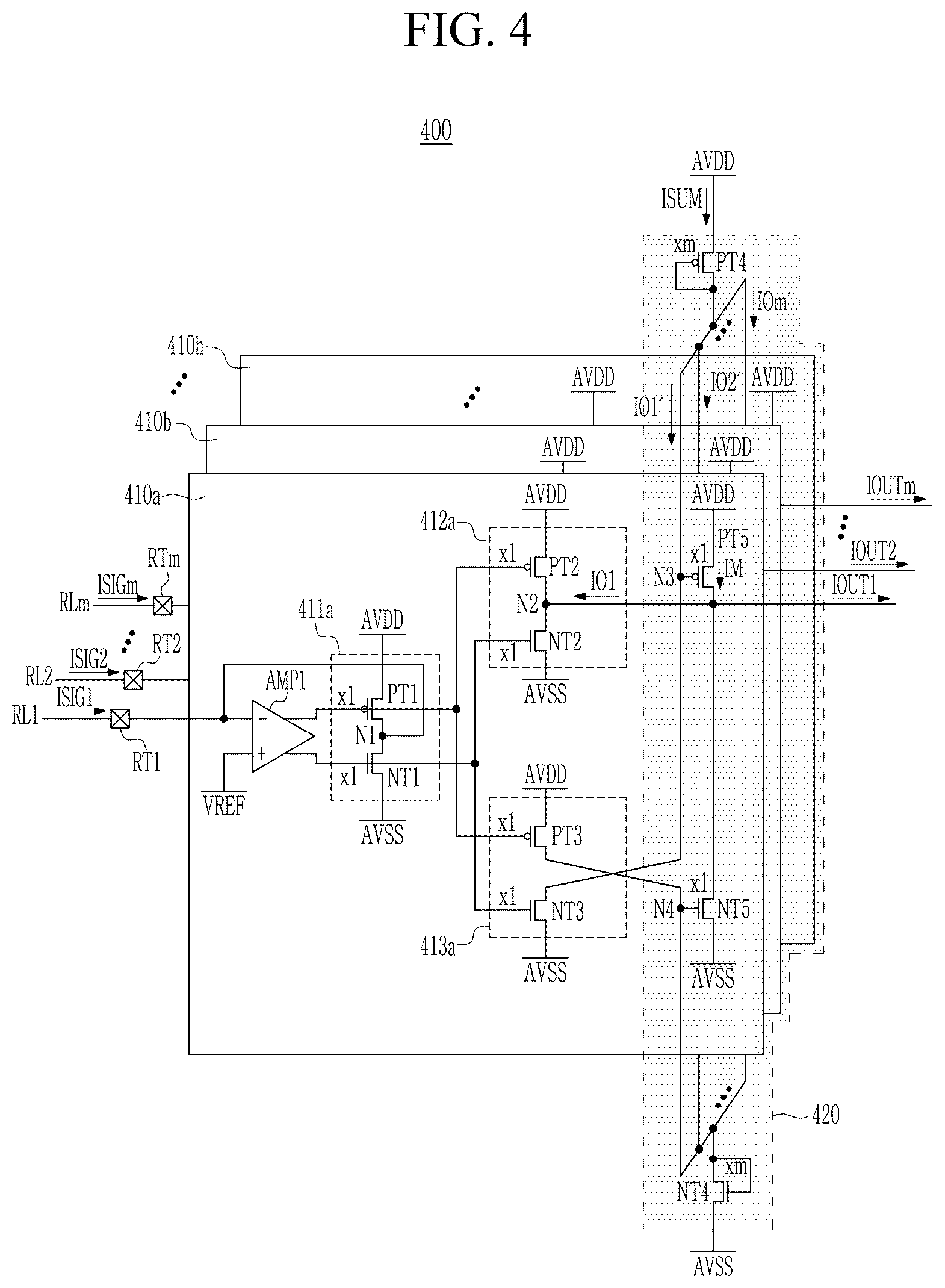 Patent US12602133 Figure 4 – Touch driver, touch device, and display device including the same