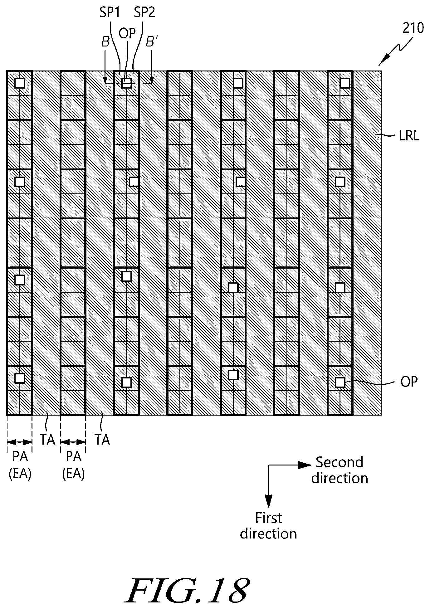 Patent US12602135 Figure 19 – Display device and pen touch system