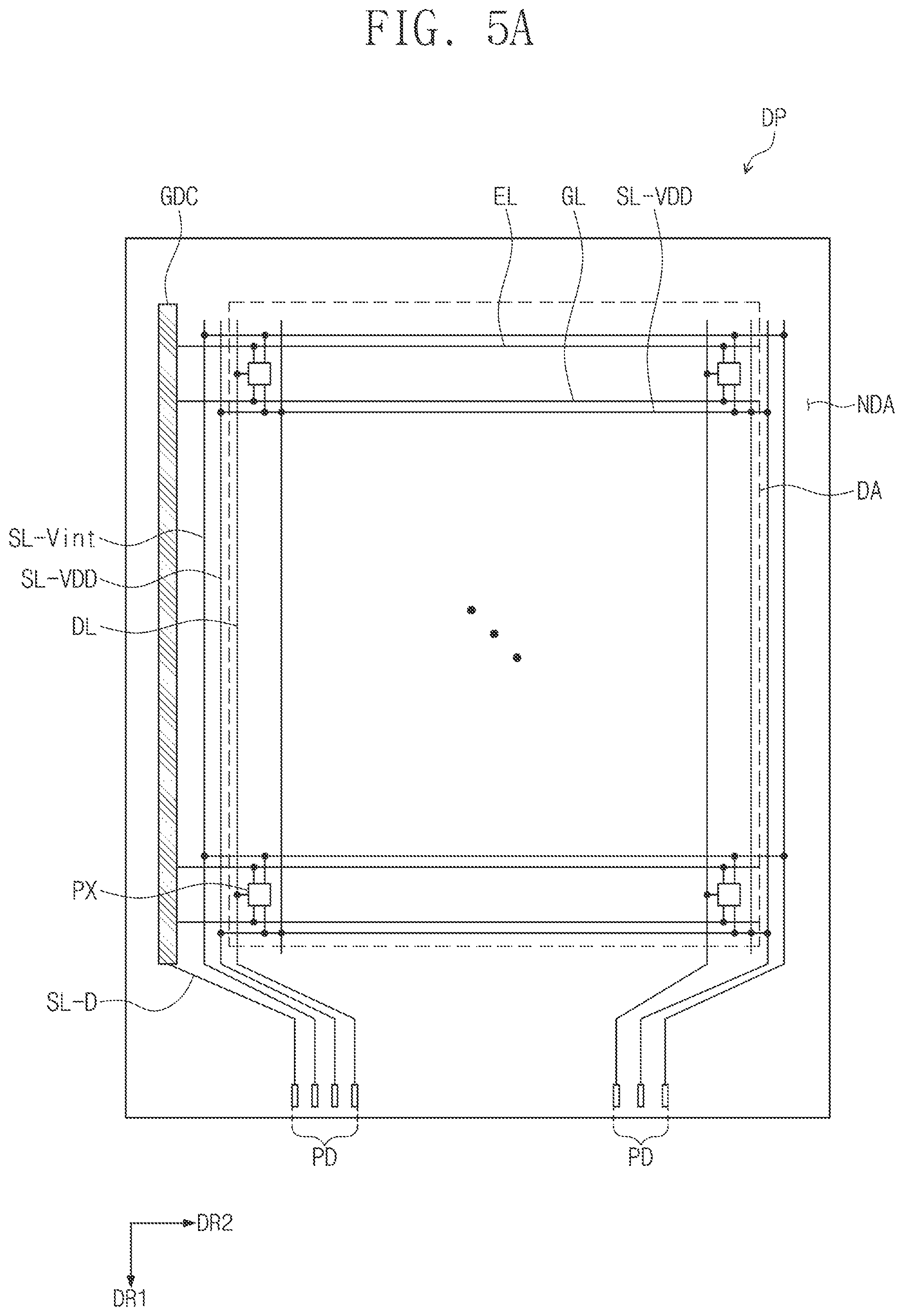 Patent US12602136 Figure 8 – Display device