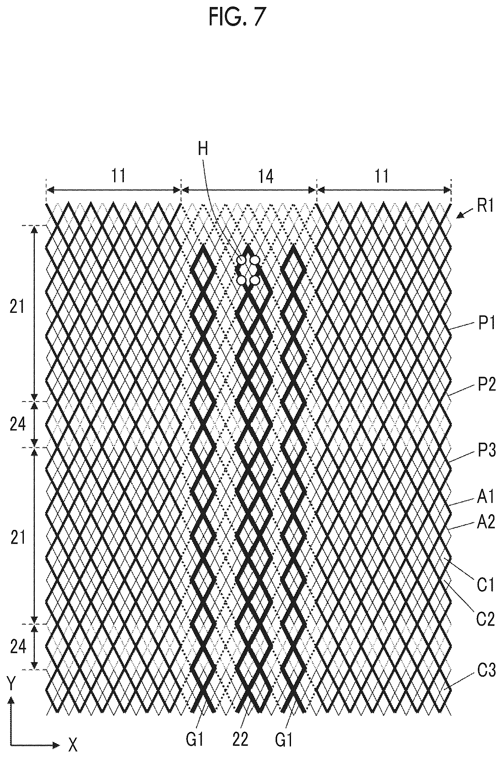 Patent US12602138 Figure 5 – Touch panel