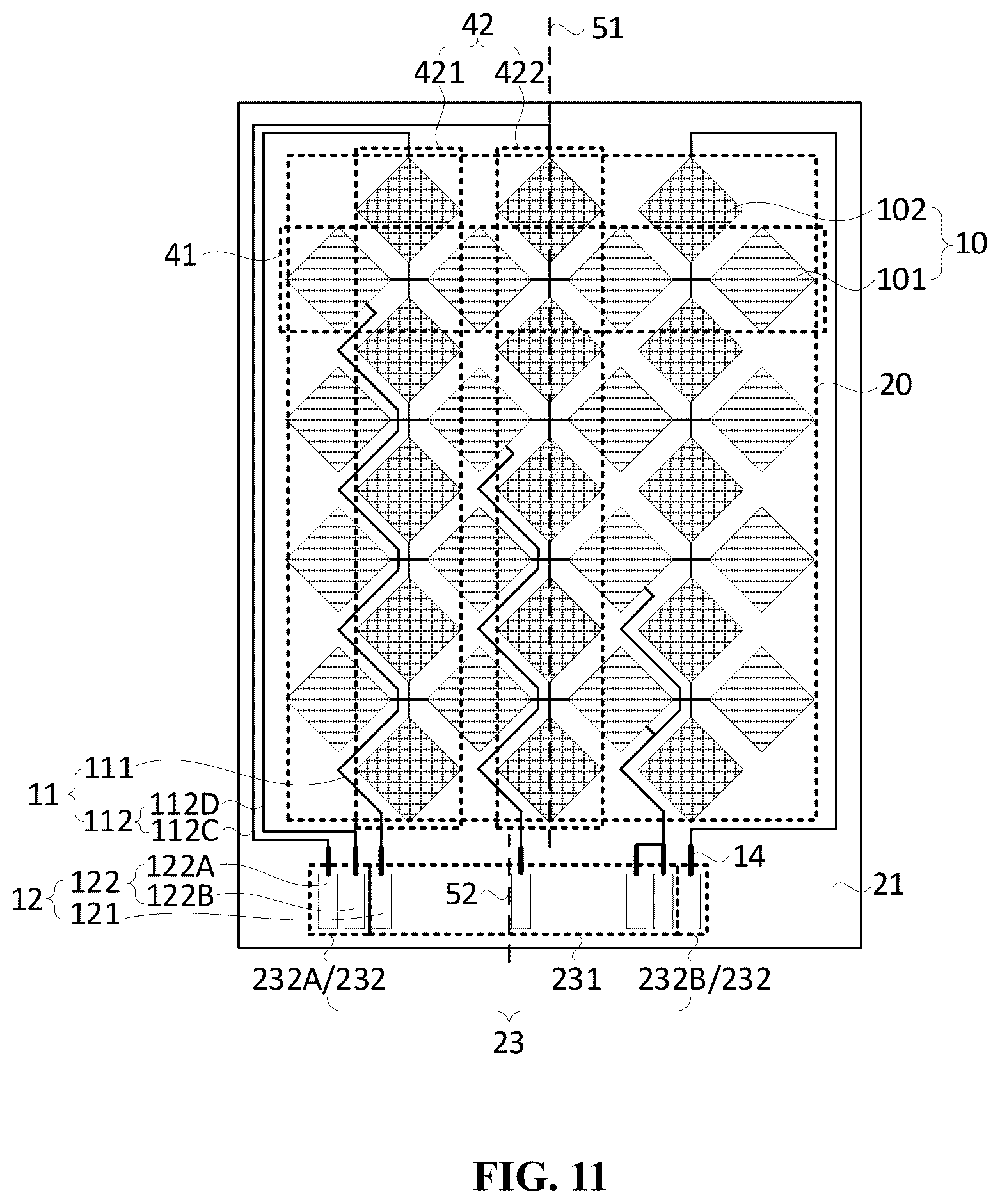 Patent US12602139 Figure 9 – Display panel and display device