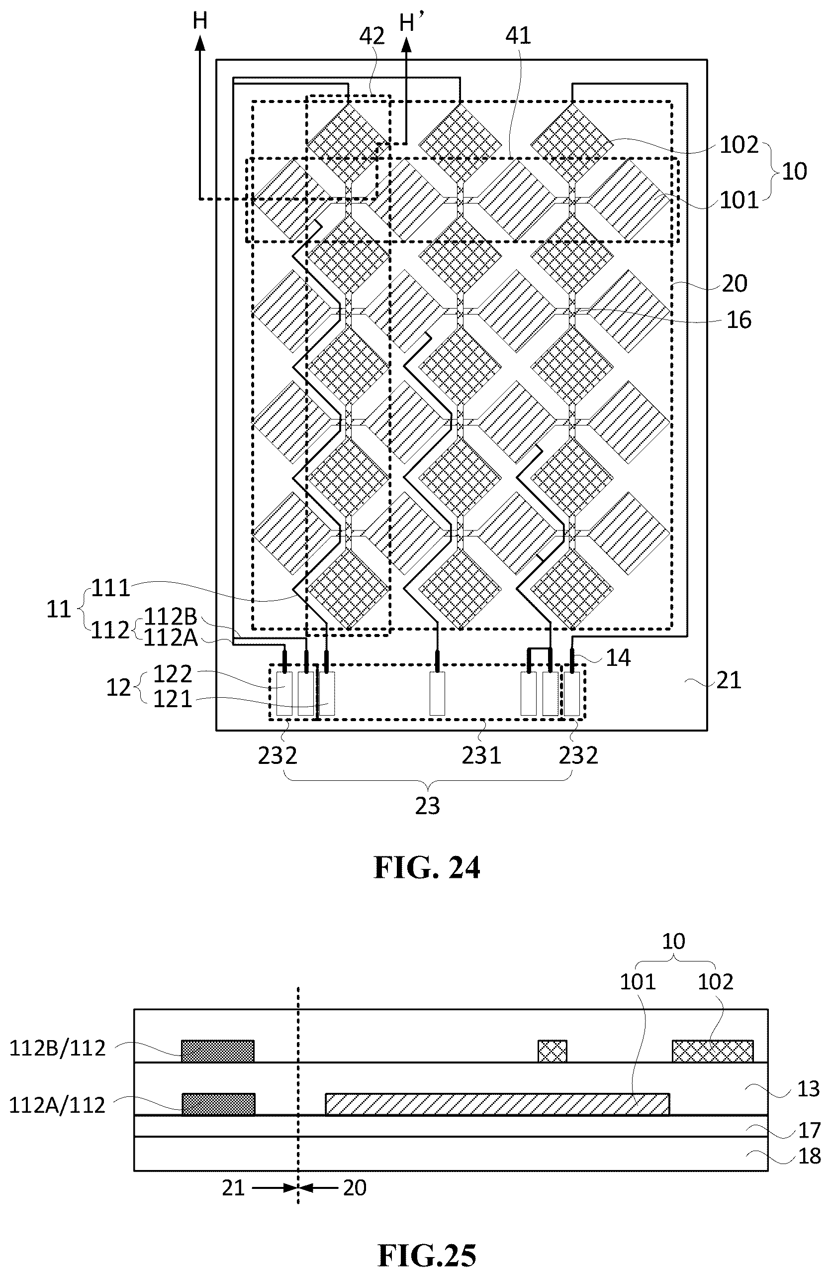 Patent US12602139 Figure 17 – Display panel and display device