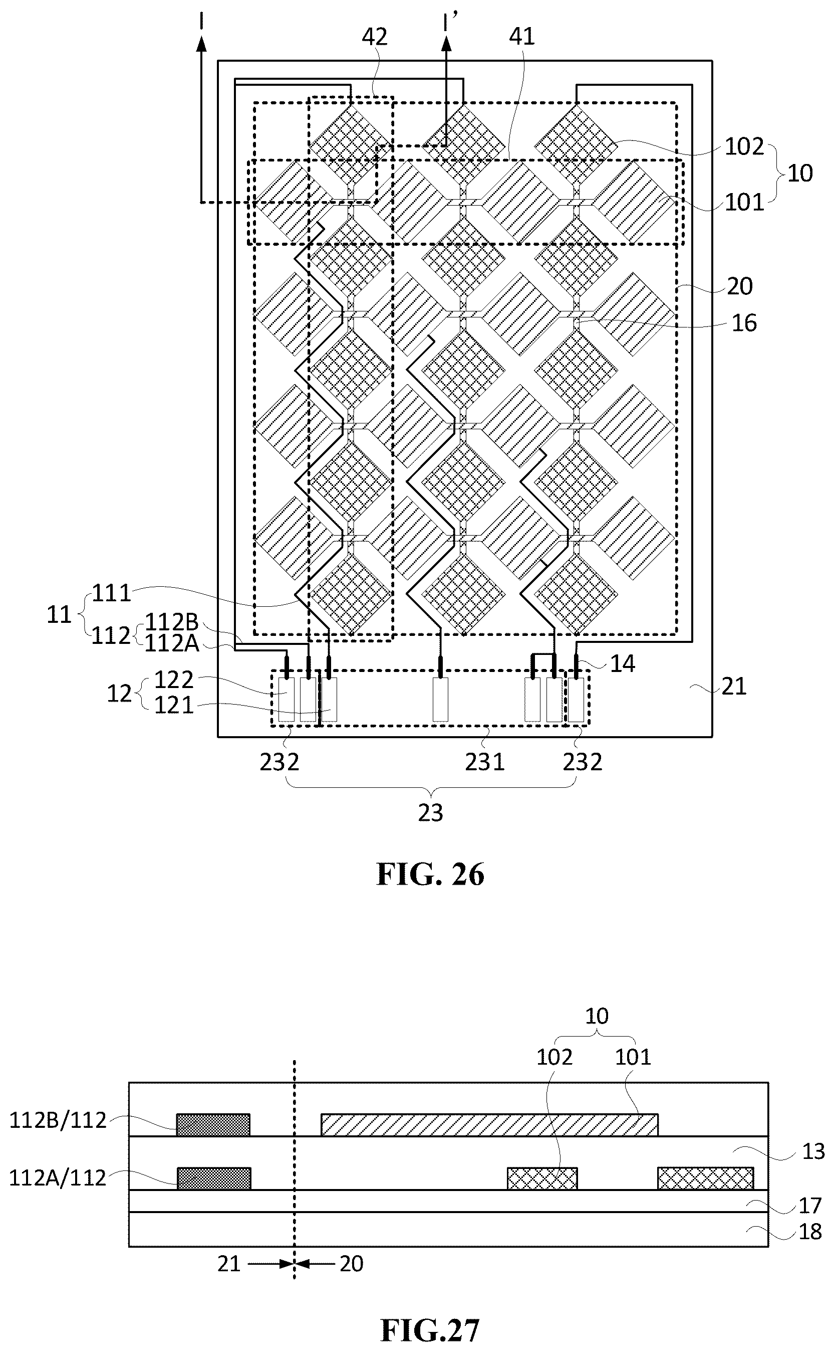 Patent US12602139 Figure 18 – Display panel and display device