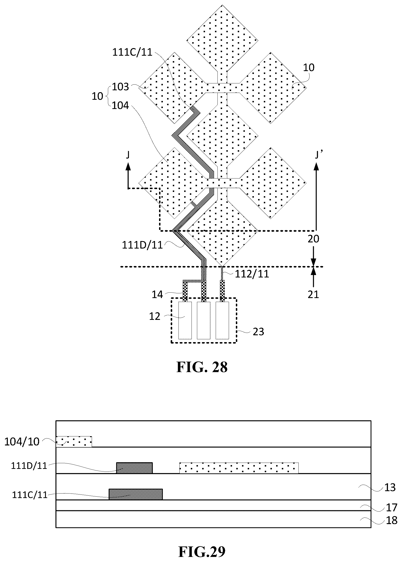 Patent US12602139 Figure 19 – Display panel and display device
