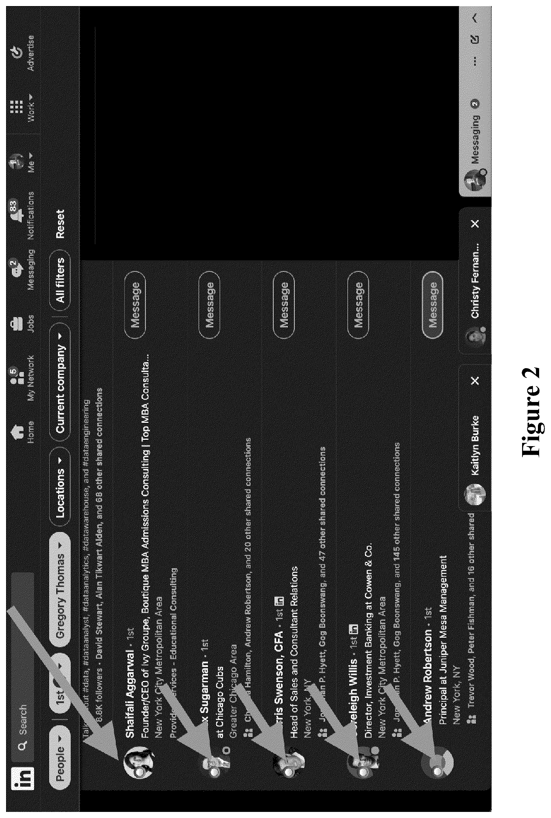 Patent US12602140 Figure 2 – System and method for contact management