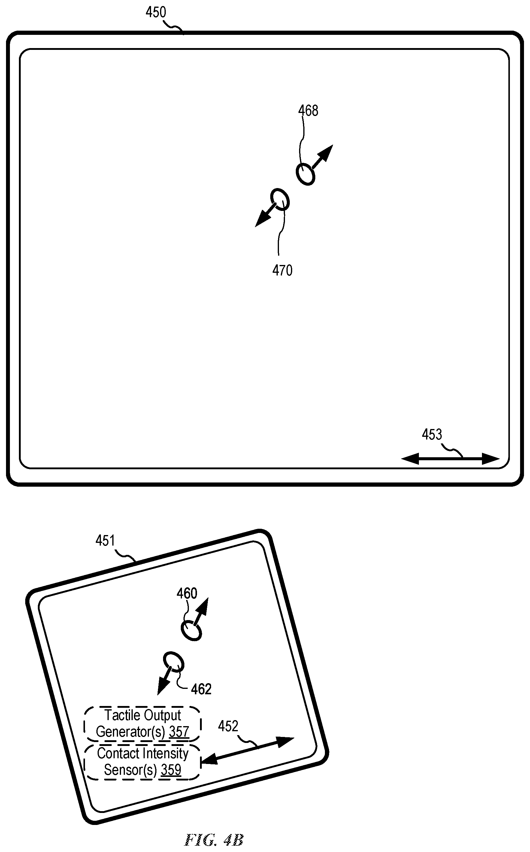Patent US12602142 Figure 6 – User interfaces for sharing contextually relevant media content