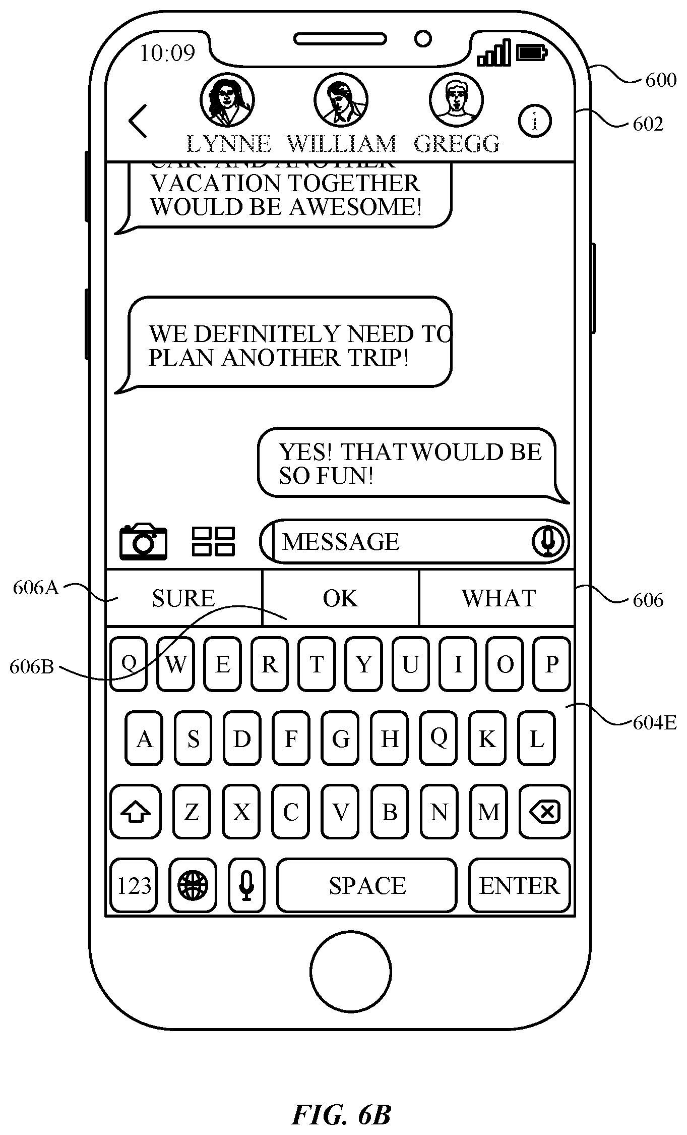 Patent US12602142 Figure 16 – User interfaces for sharing contextually relevant media content