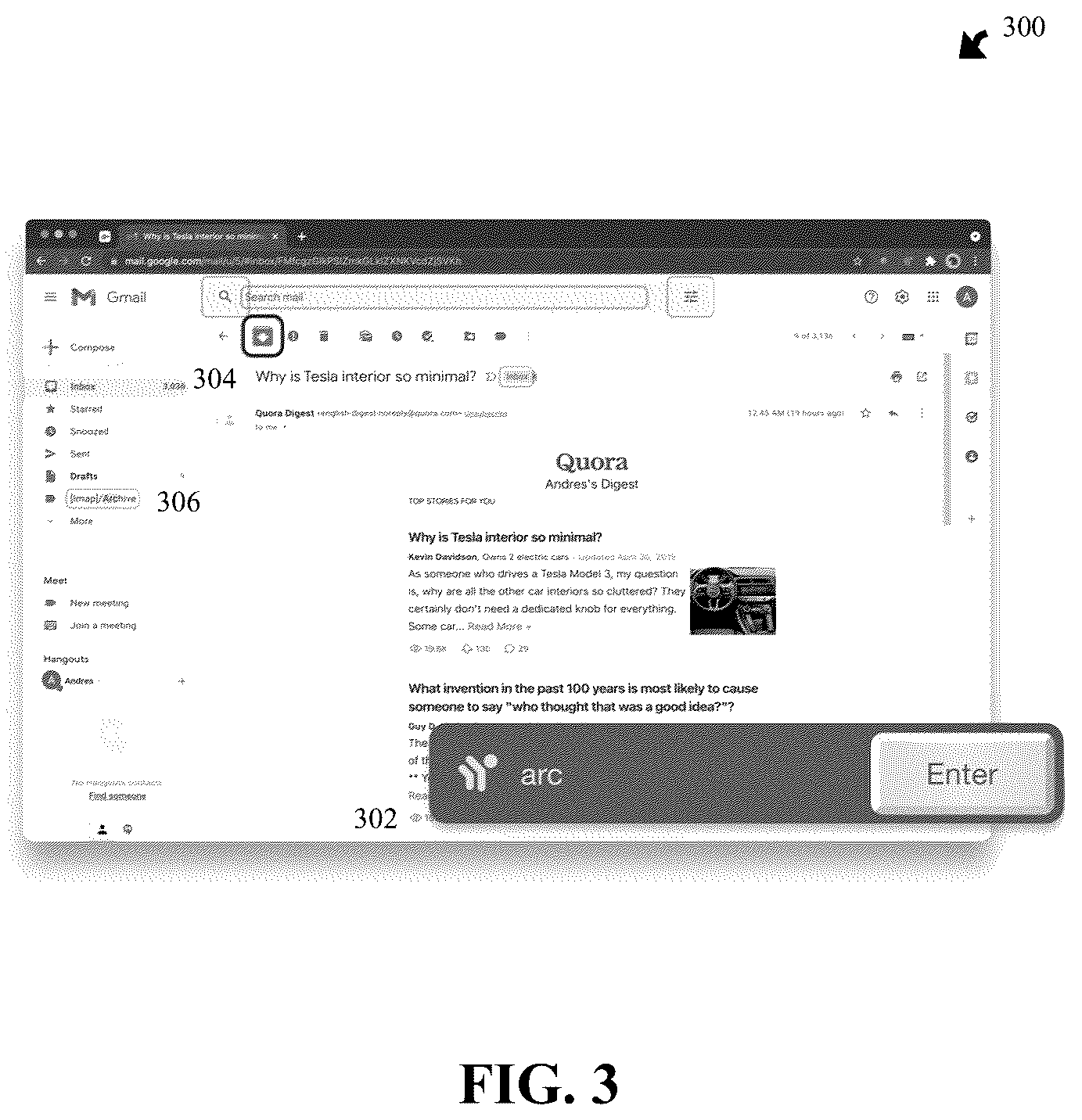 Patent US12602143 Figure 3 – Methods to infer content relationships from user actions and system automations