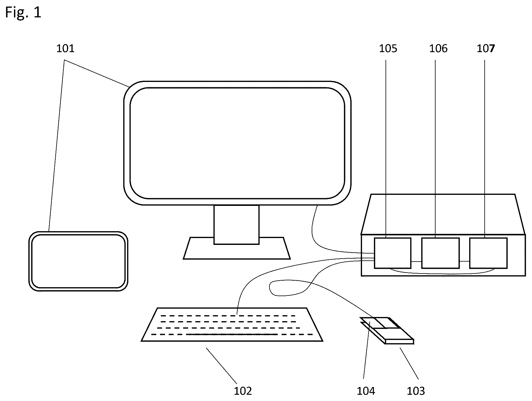 Patent US12602145 — Mouse and keyboard functionality for efficient extraction of content — Figure 1