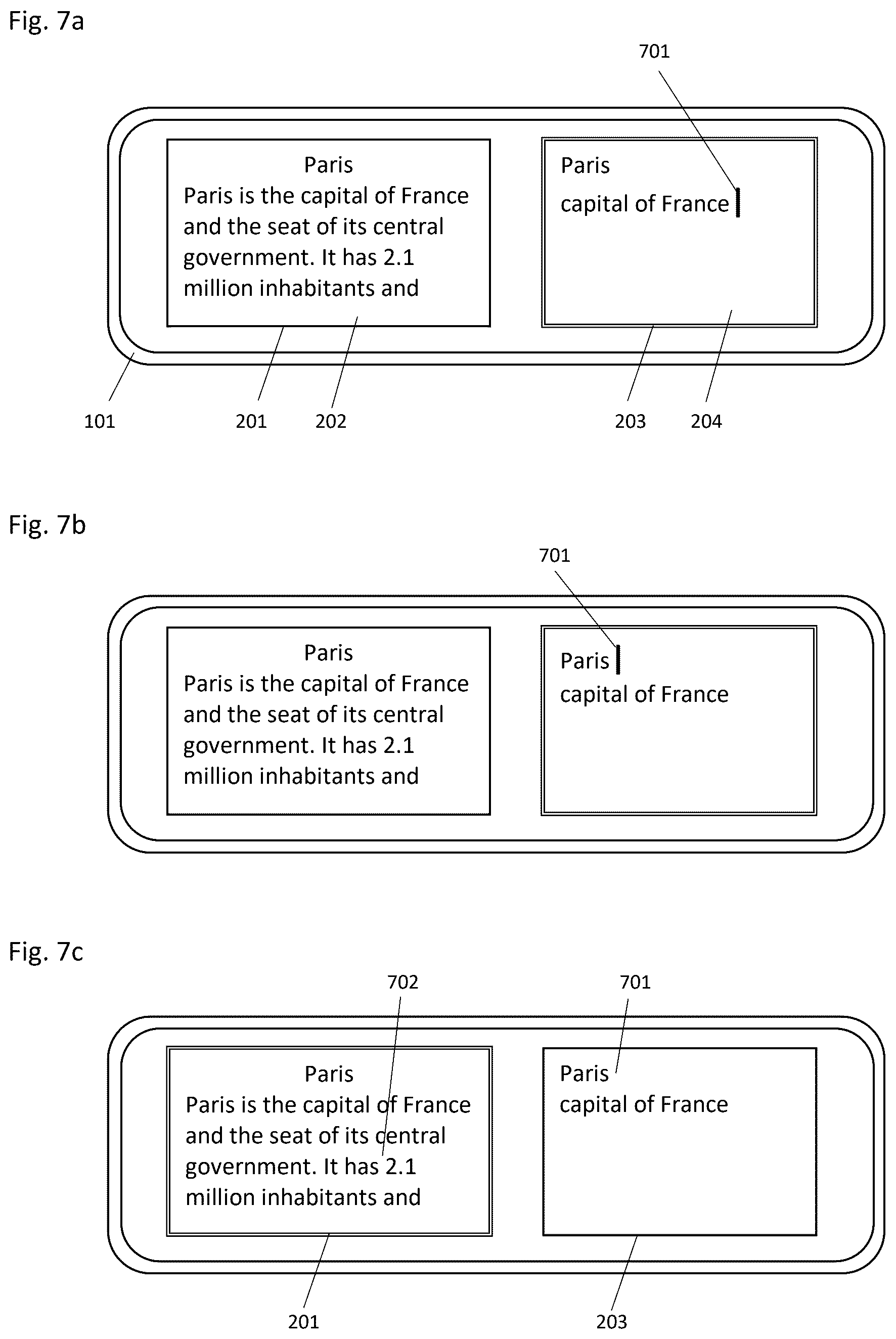 Patent US12602145 Figure 7 – Mouse and keyboard functionality for efficient extraction of content