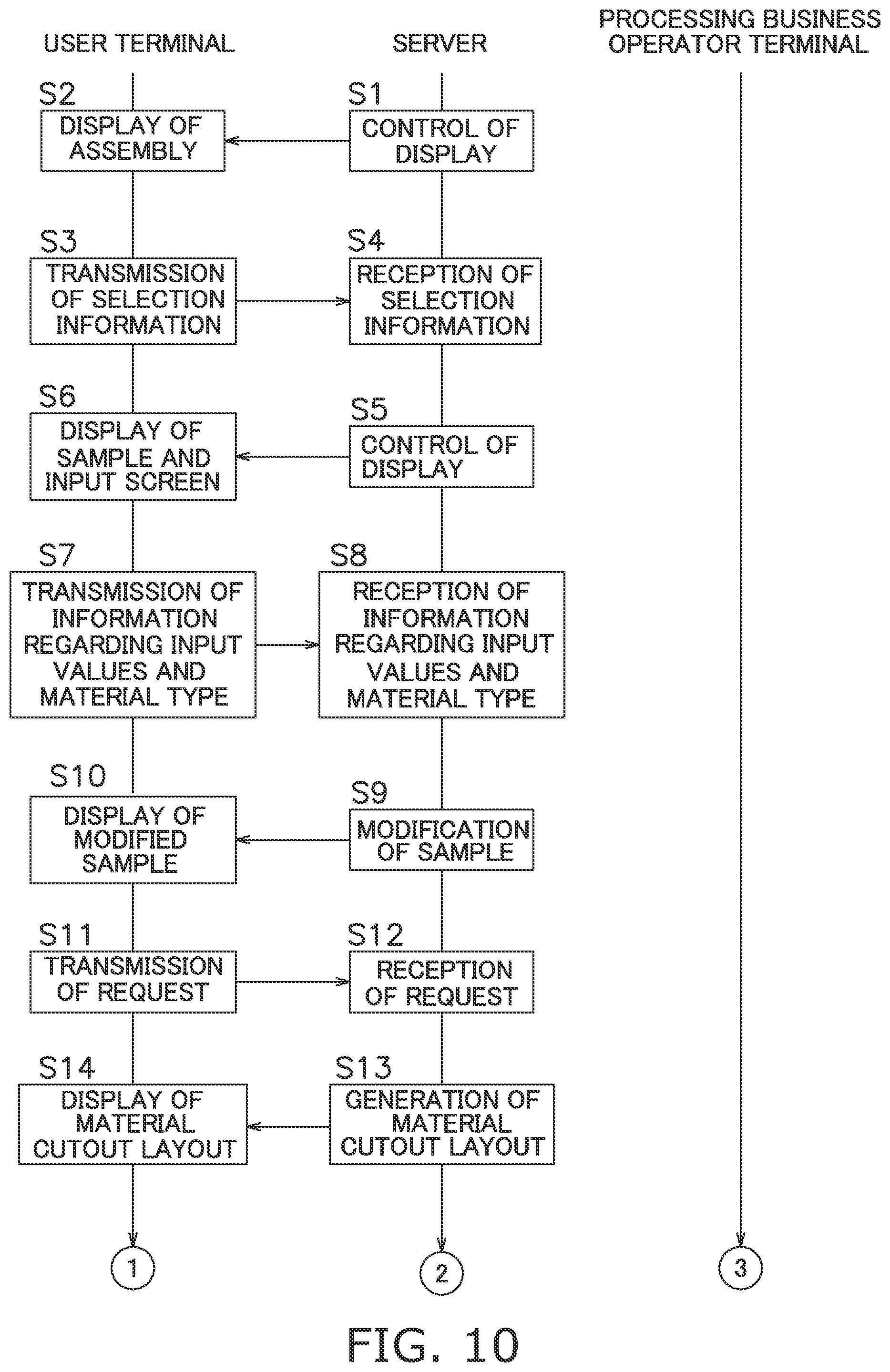 Patent US12602146 Figure 10 – Assembly fabrication assisting method, assembly fabrication assisting system, and non-transitory computer-readable medium
