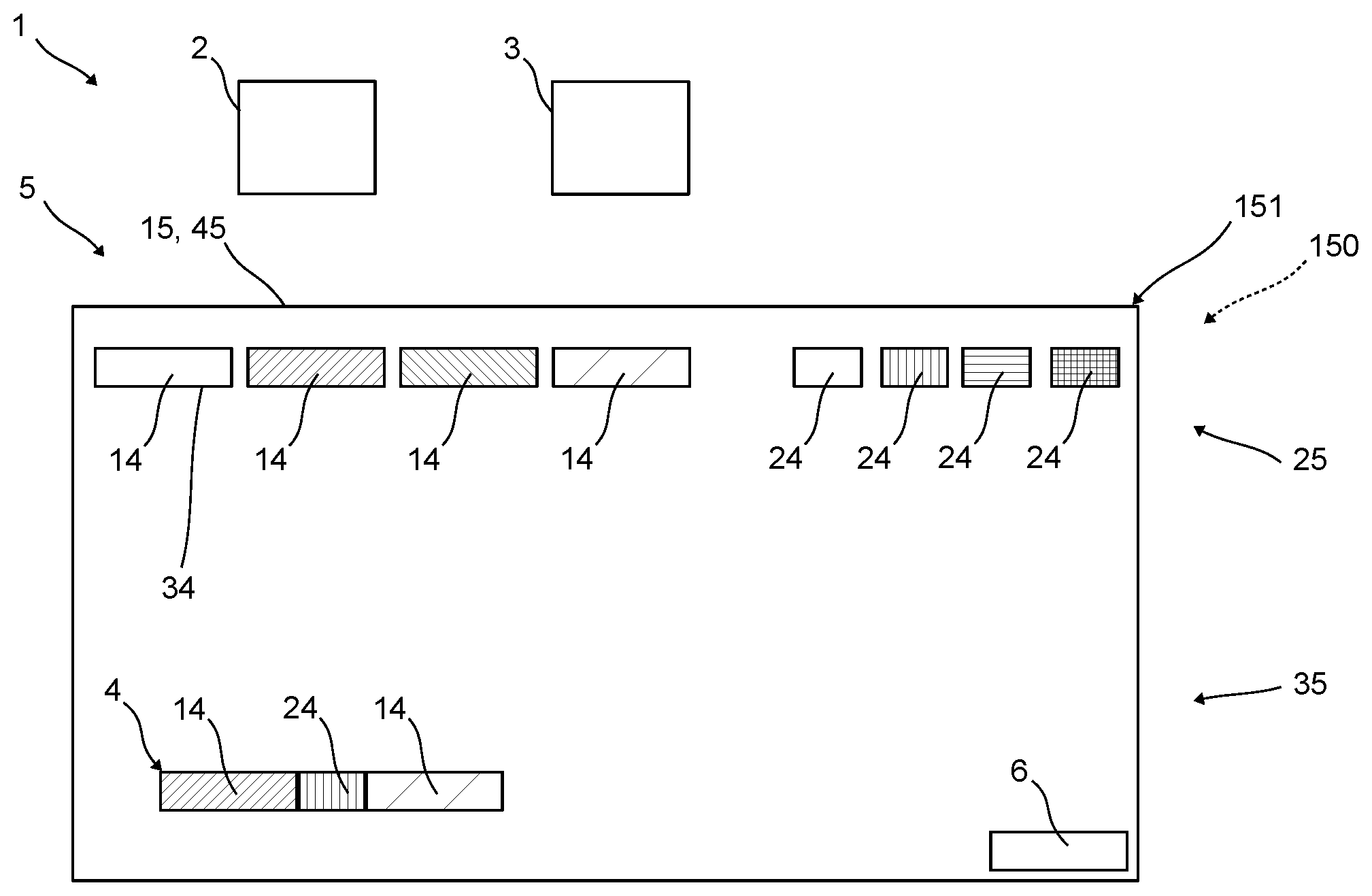 Patent US12602150 Figure 1 – Energy storage management system for an at least partially electrically driven vehicle, and method