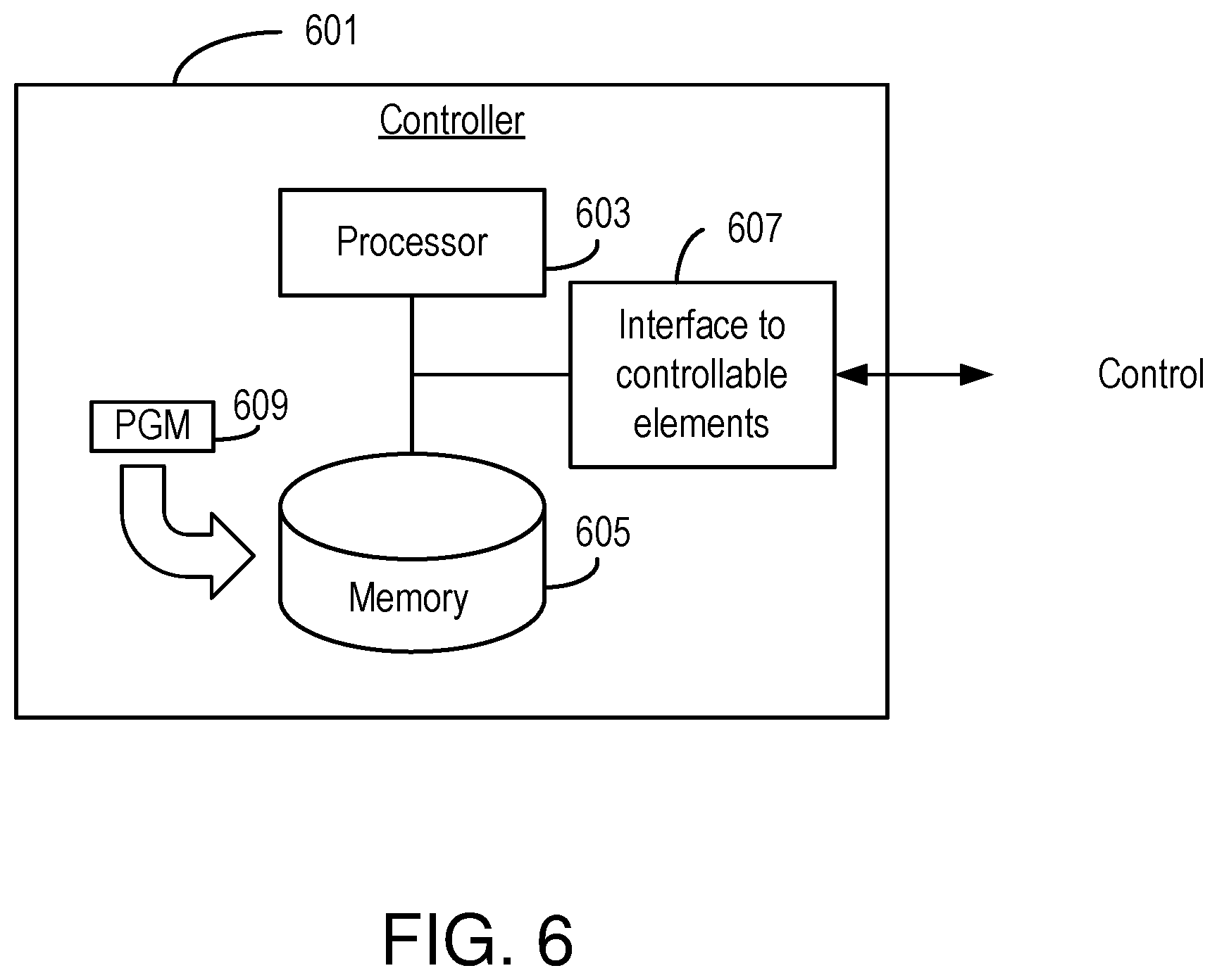 Patent US12602155 Figure 6 – One-handed operation of a device user interface