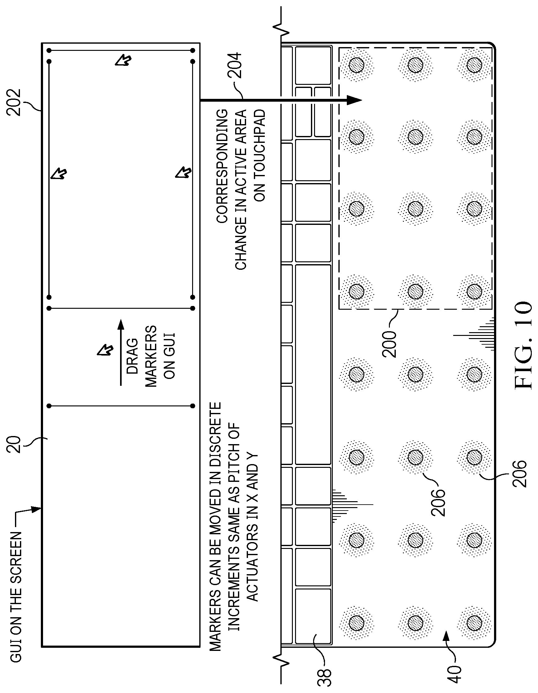 Patent US12602156 Figure 13 – Information handling system touch detection palm rest to support touch function row