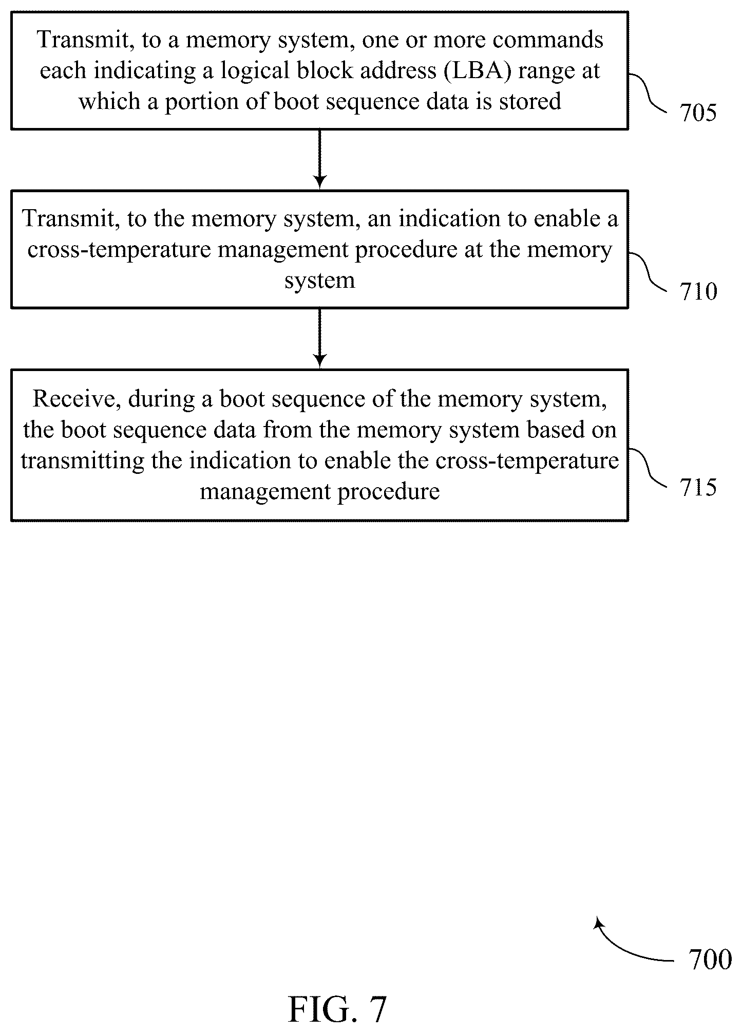 Patent US12602163 Figure 7 – Managing cross-temperature exposure in memory systems