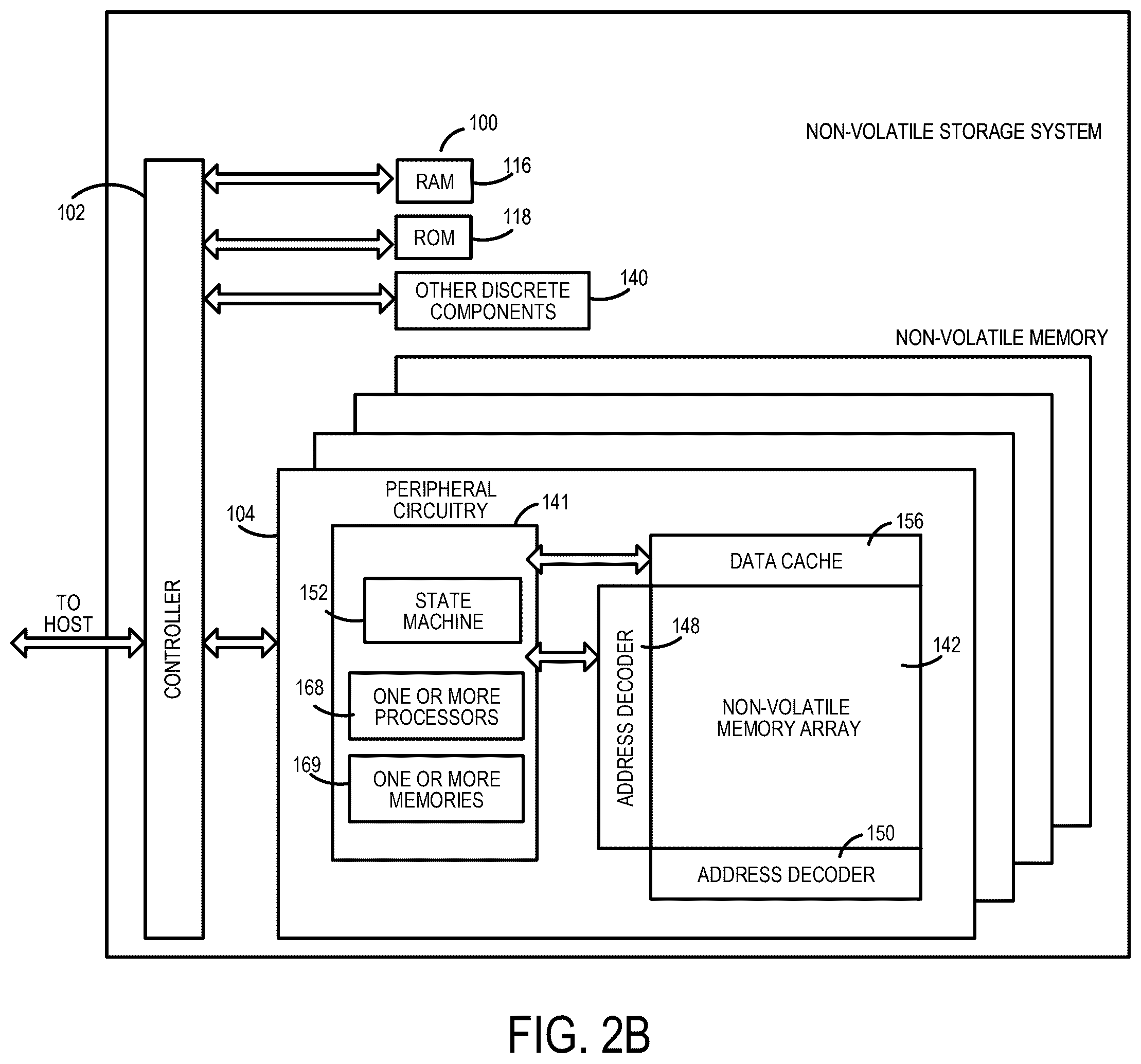Patent US12602164 Figure 3 – Data storage device and method for thermal management through command selection