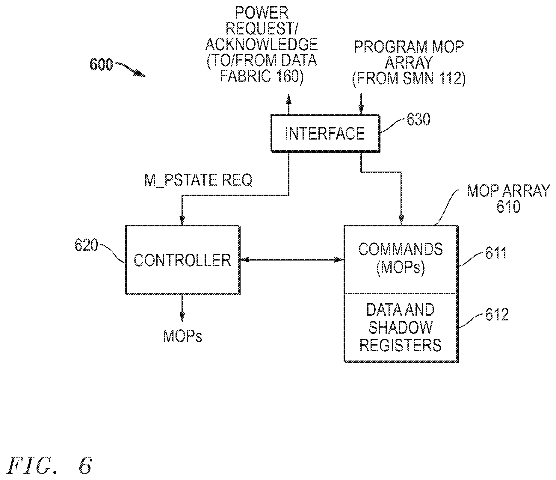 Patent US12602181 Figure 6 – Memory training for power state changes